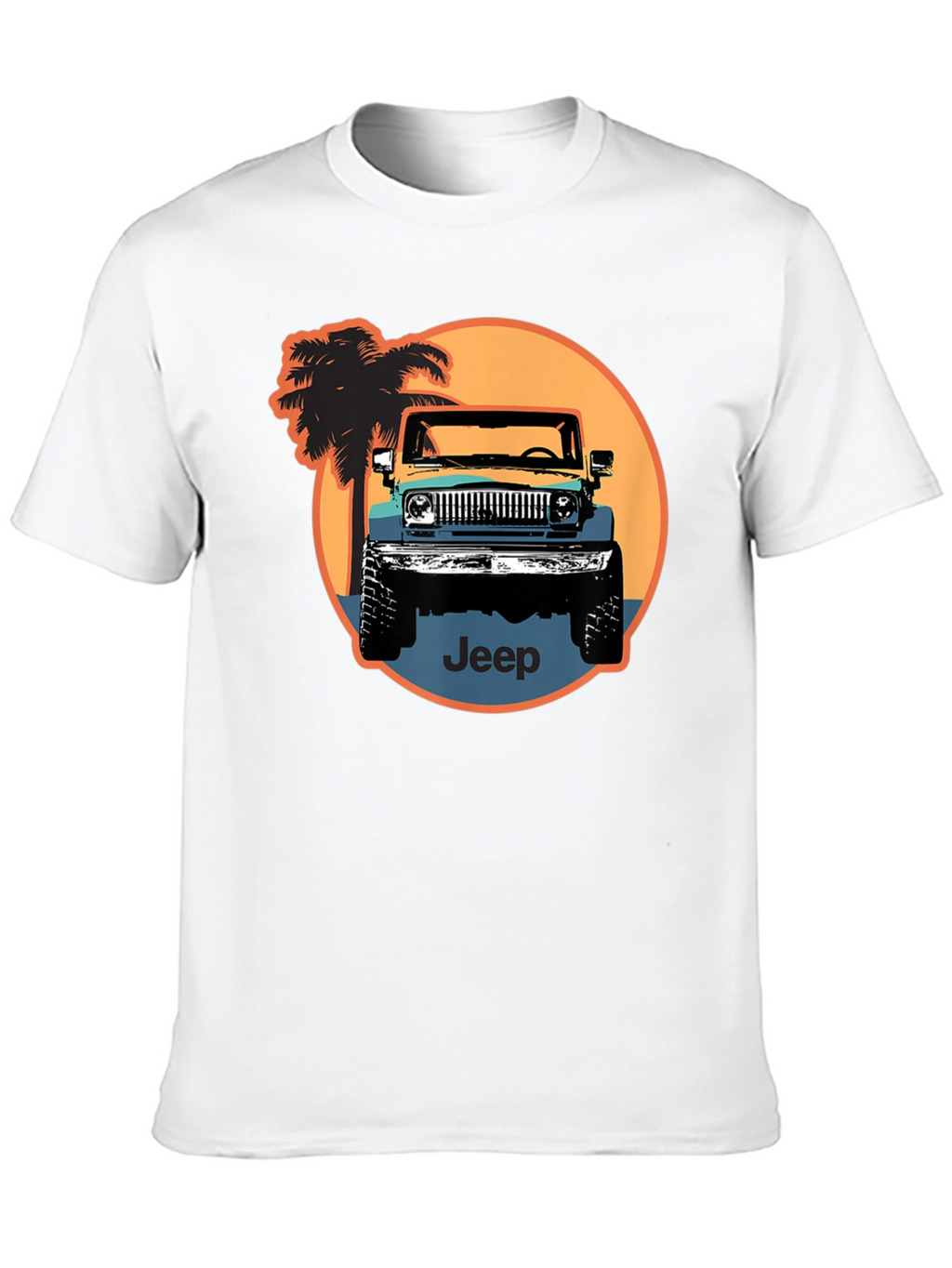 Retro Jeep T-Shirt - Black
