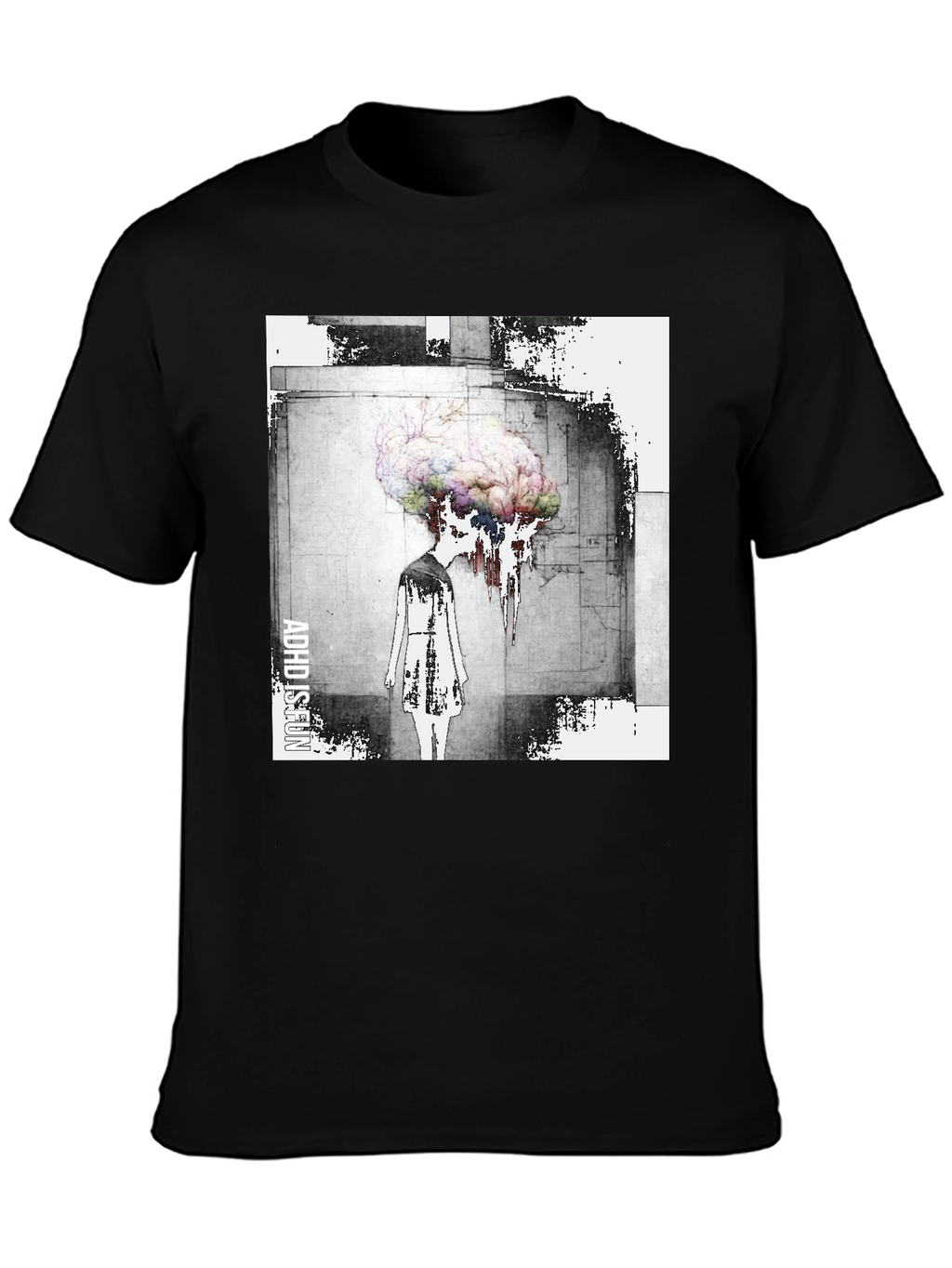 Abstract Brain T-Shirt - Artistic Graphic Tee