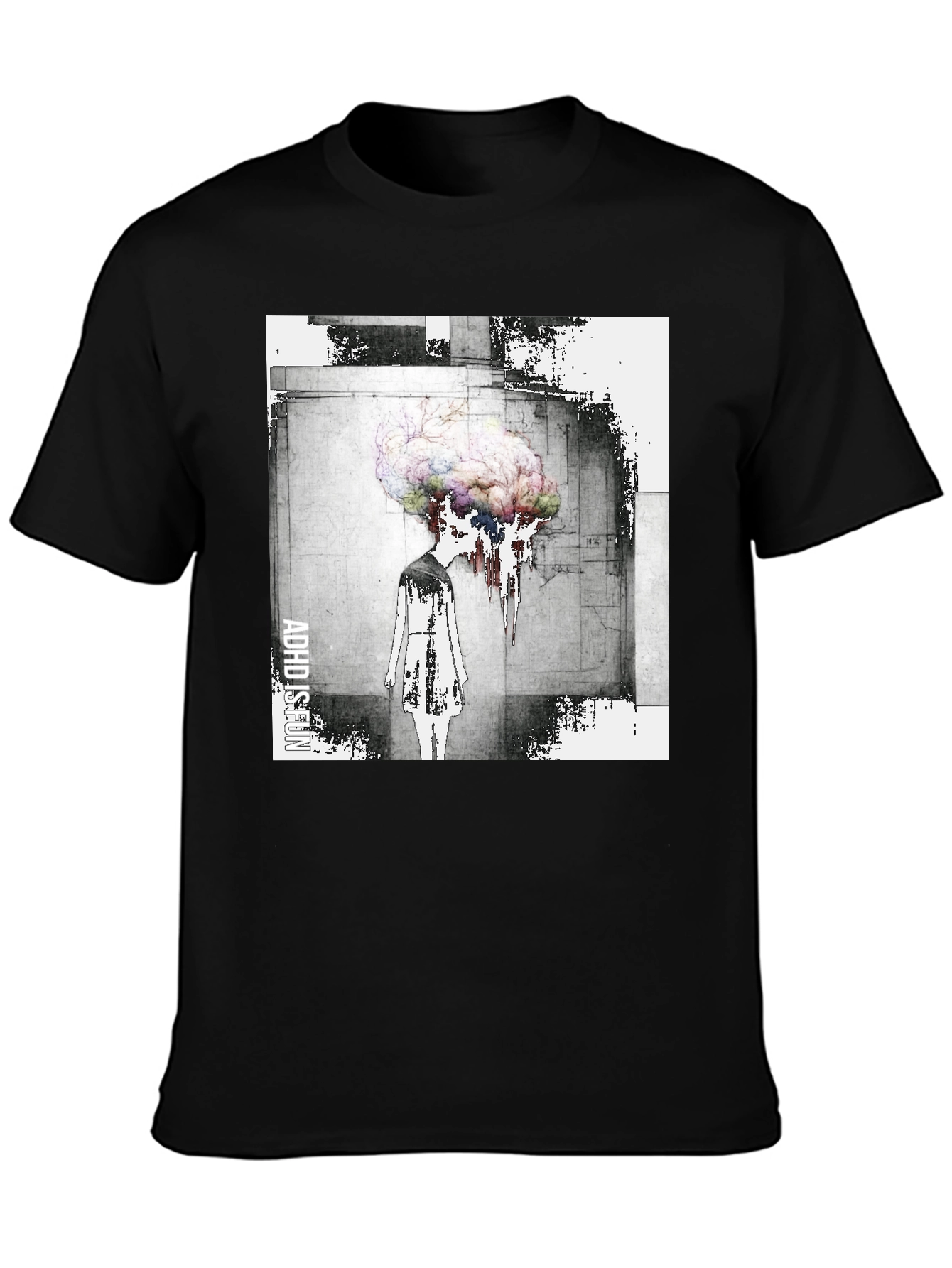 Abstract Brain T-Shirt - Artistic Graphic Tee