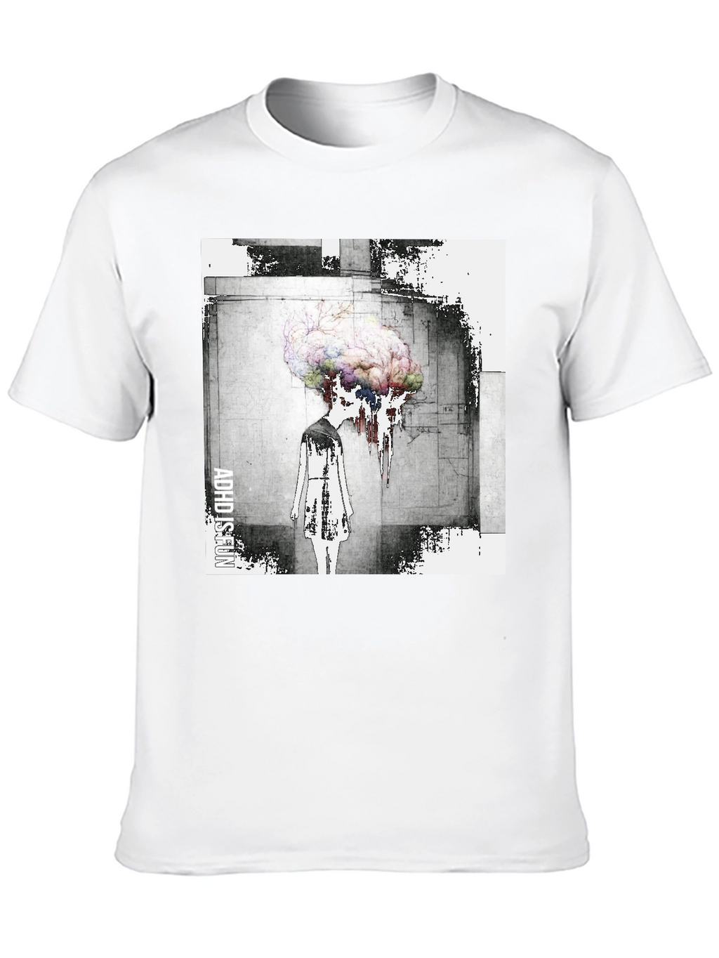 Abstract Brain T-Shirt - Artistic Graphic Tee