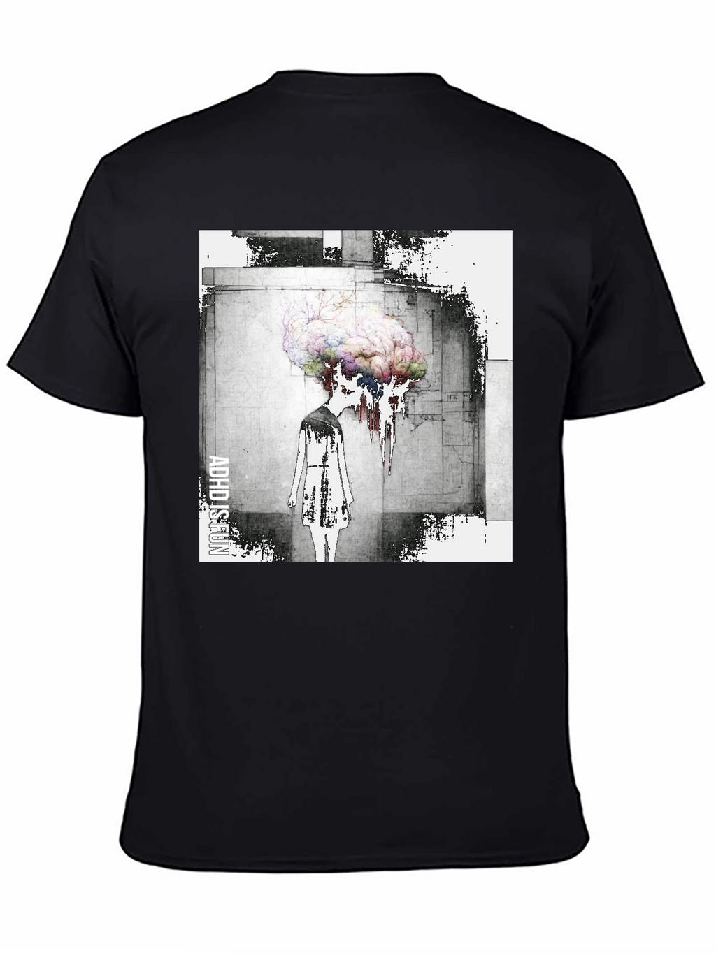 Abstract Brain T-Shirt - Artistic Graphic Tee
