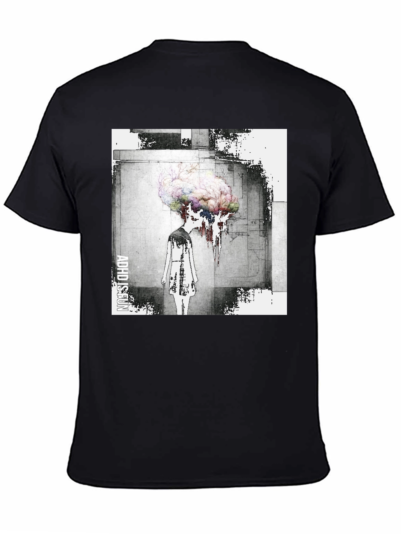 Abstract Brain T-Shirt - Artistic Graphic Tee
