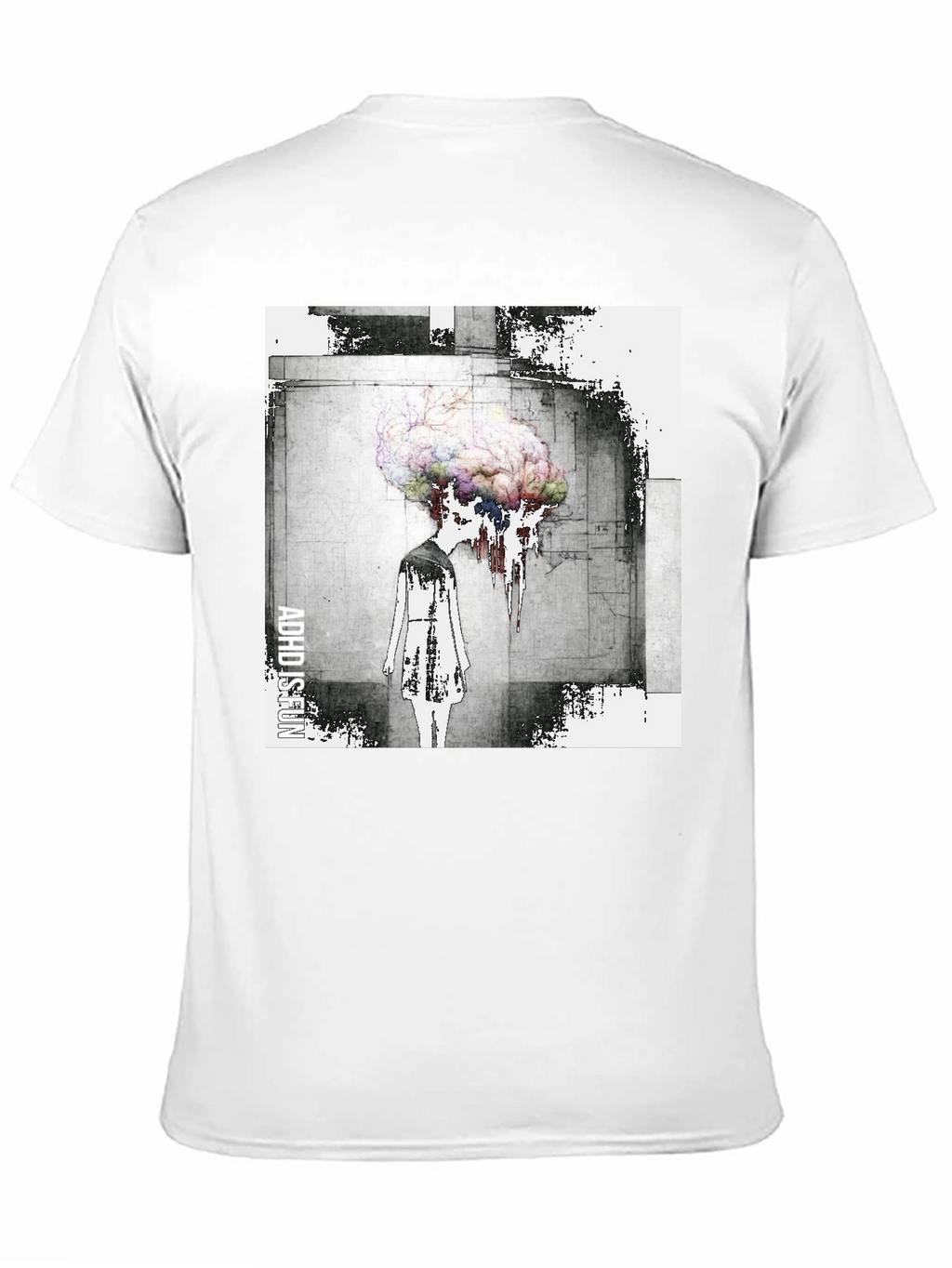 Abstract Brain T-Shirt - Artistic Graphic Tee