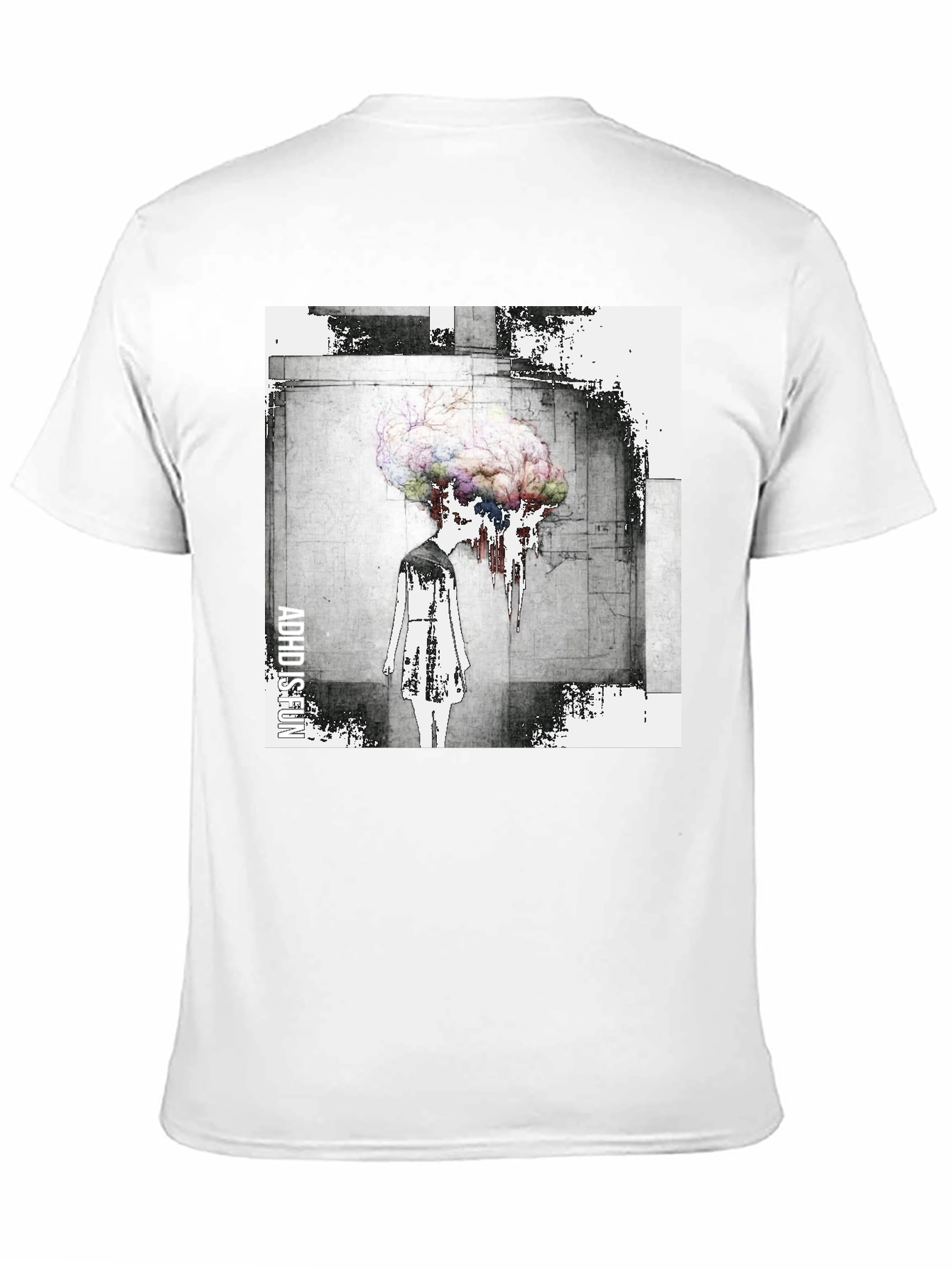 Abstract Brain T-Shirt - Artistic Graphic Tee