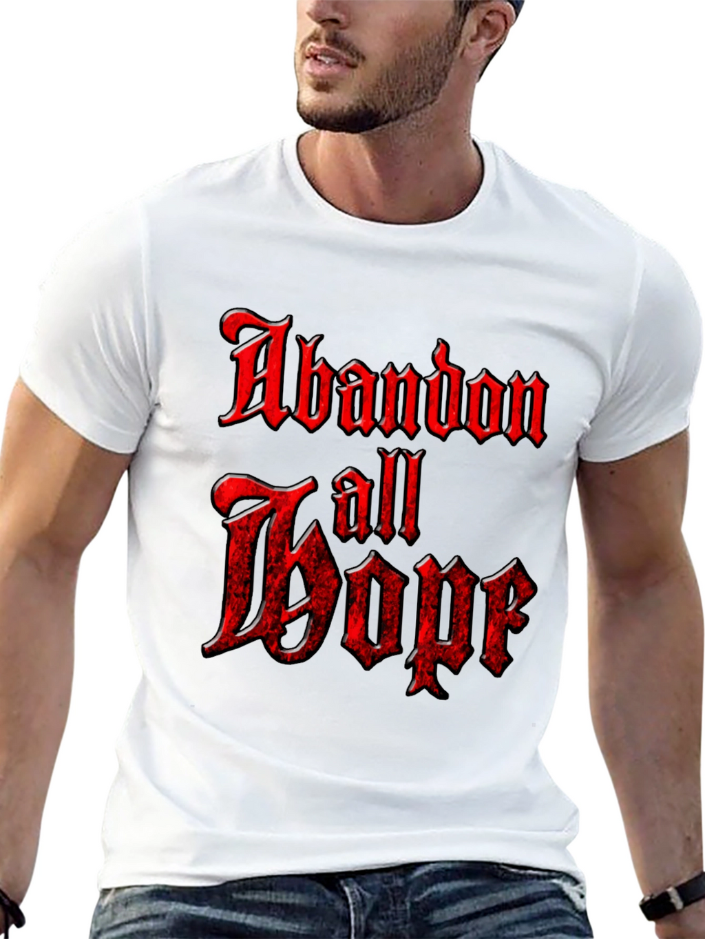 Abandon All Boof Graphic T-Shirt - Black