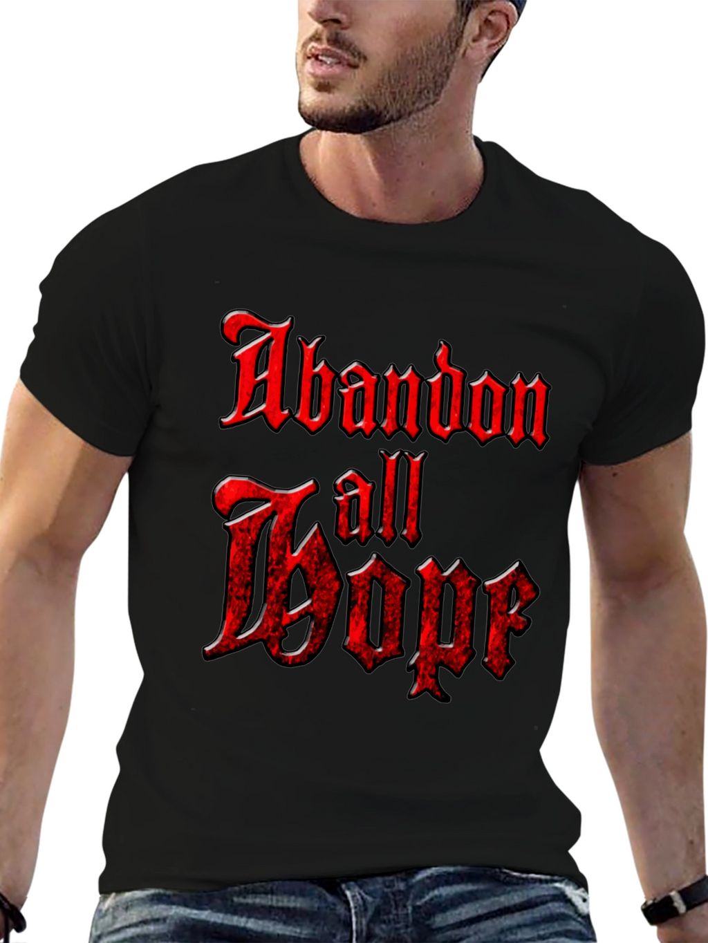 Abandon All Boof Graphic T-Shirt - Black