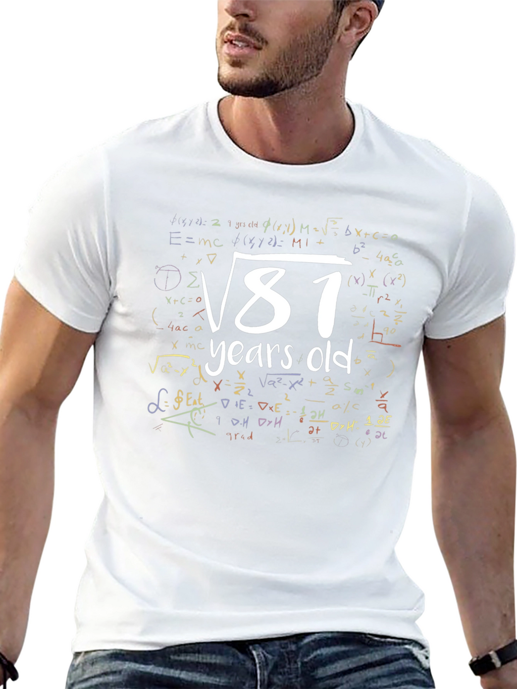 Funny Math 9th Birthday T-Shirt 9 Years Old Gift