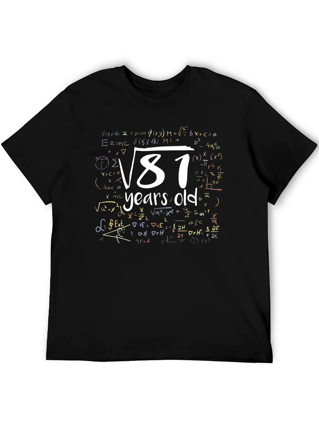 Funny Math 9th Birthday T-Shirt 9 Years Old Gift