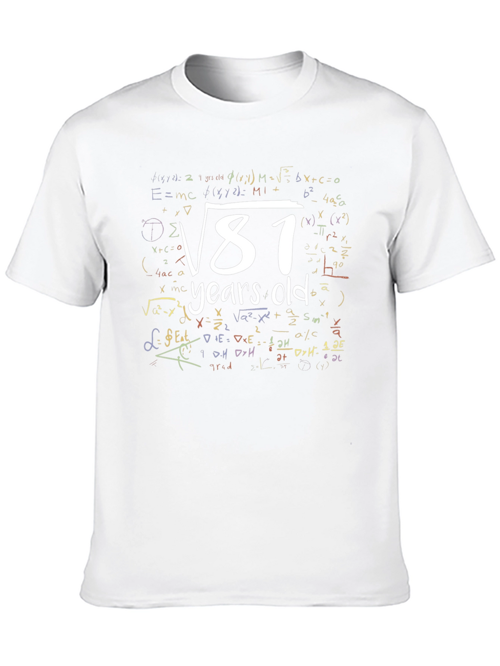 Funny Math 9th Birthday T-Shirt 9 Years Old Gift