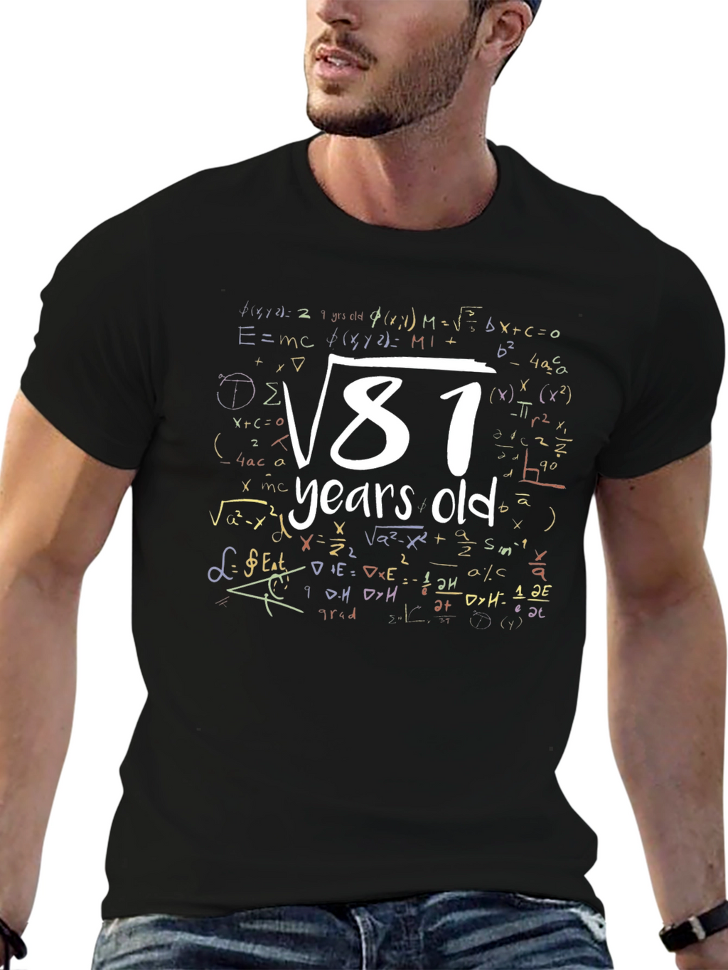 Funny Math 9th Birthday T-Shirt 9 Years Old Gift