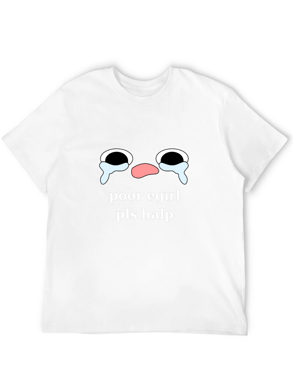 E-Girl Emoji Black T-Shirt - Funny Meme Tee