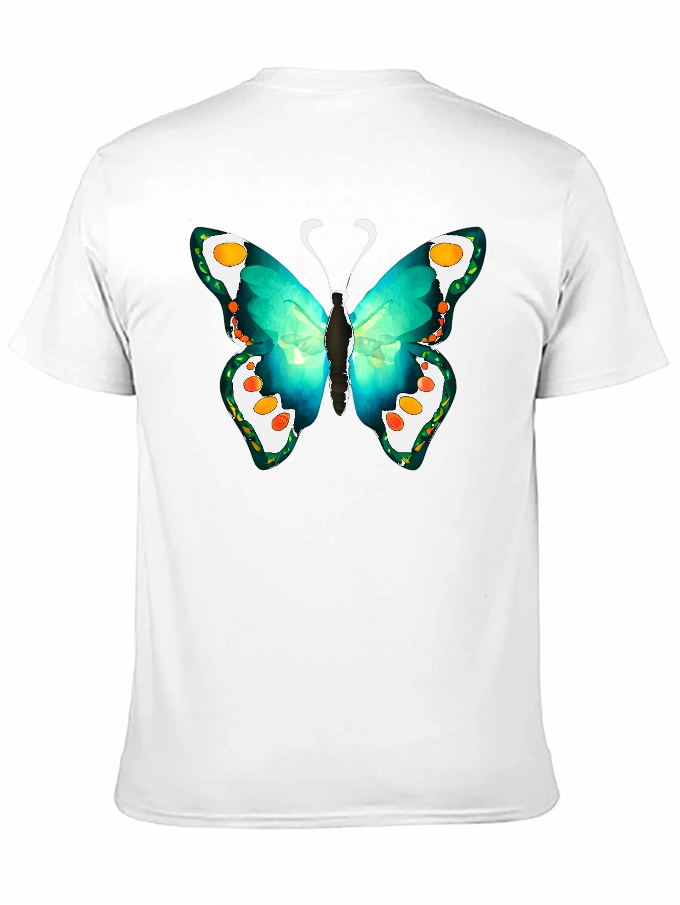 Butterfly Graphic Tee - Mens Black T-Shirt
