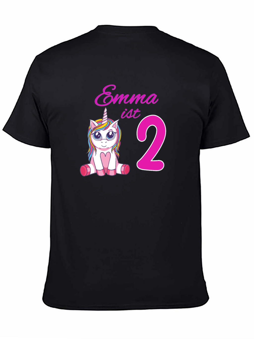 Emmas 2nd Birthday Unicorn T-Shirt