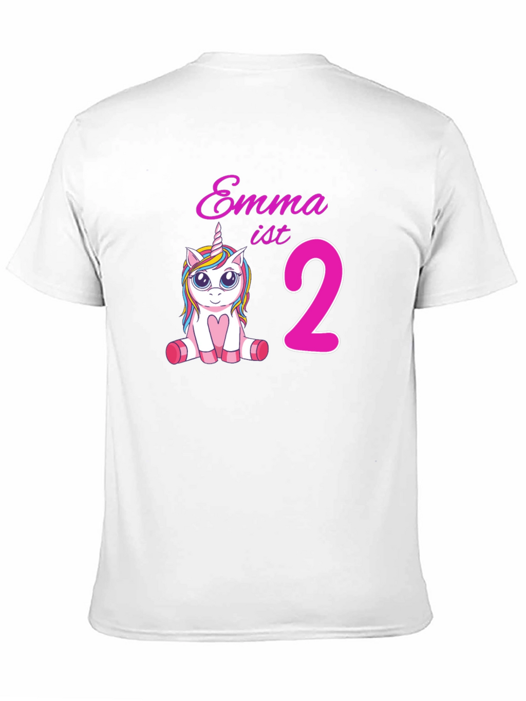 Emmas 2nd Birthday Unicorn T-Shirt
