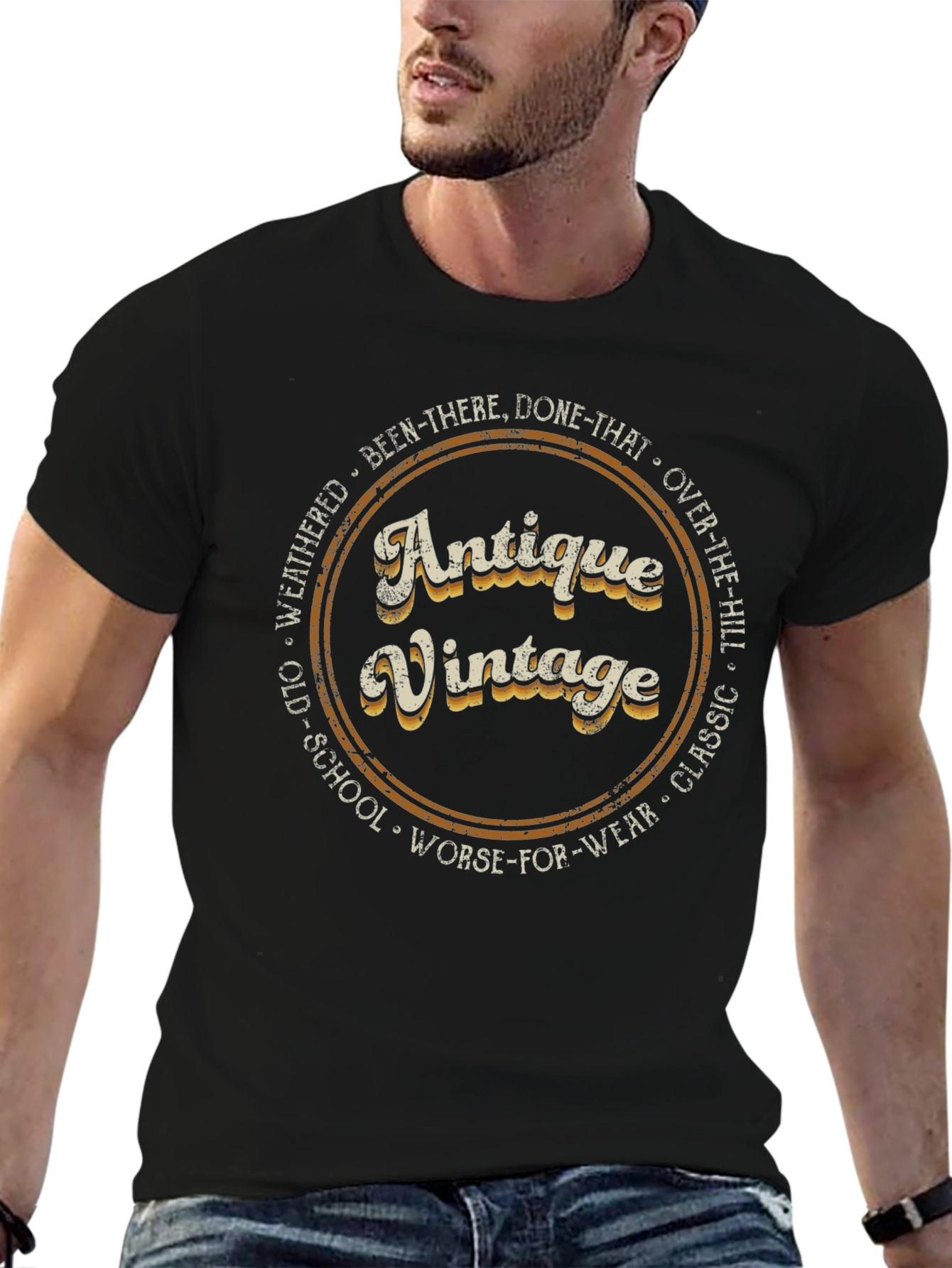 Antique Vintage Graphic T-Shirt