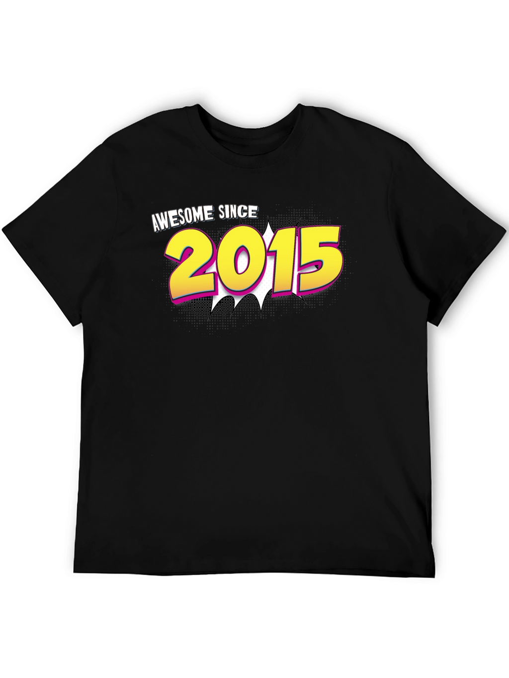 Awesome Since 2015 Black T-Shirt