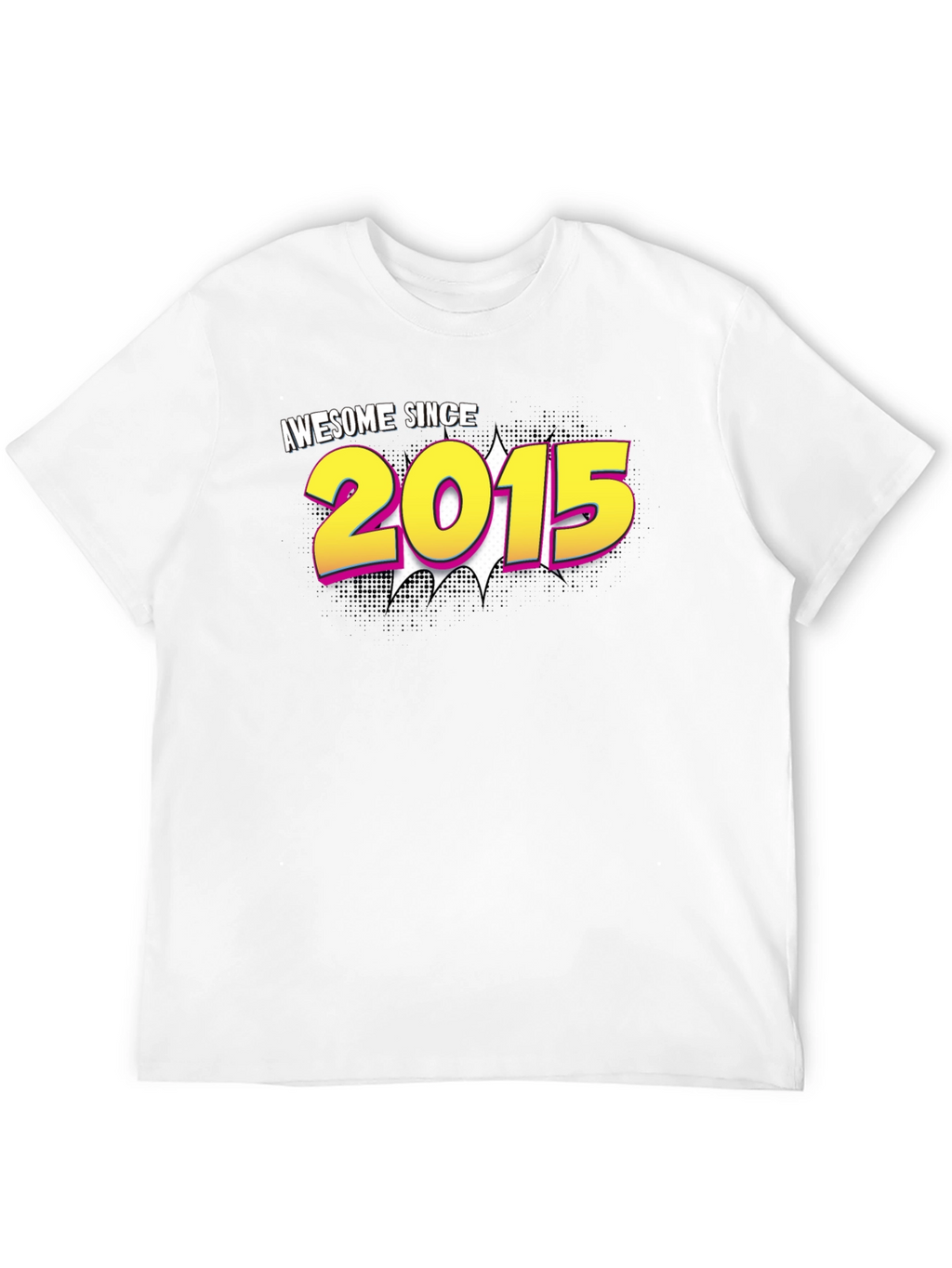 Awesome Since 2015 Black T-Shirt