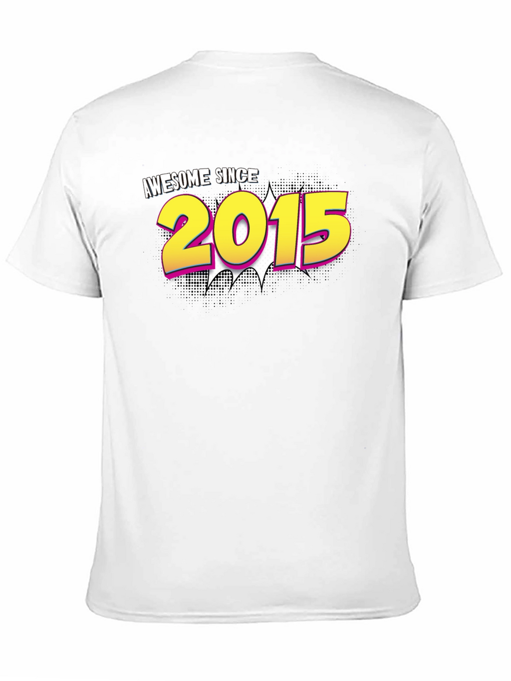 Awesome Since 2015 Black T-Shirt