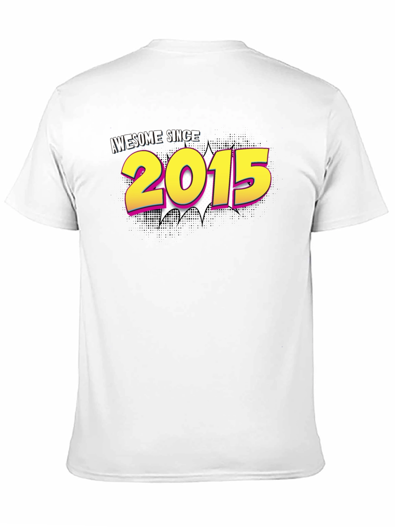 Awesome Since 2015 Black T-Shirt