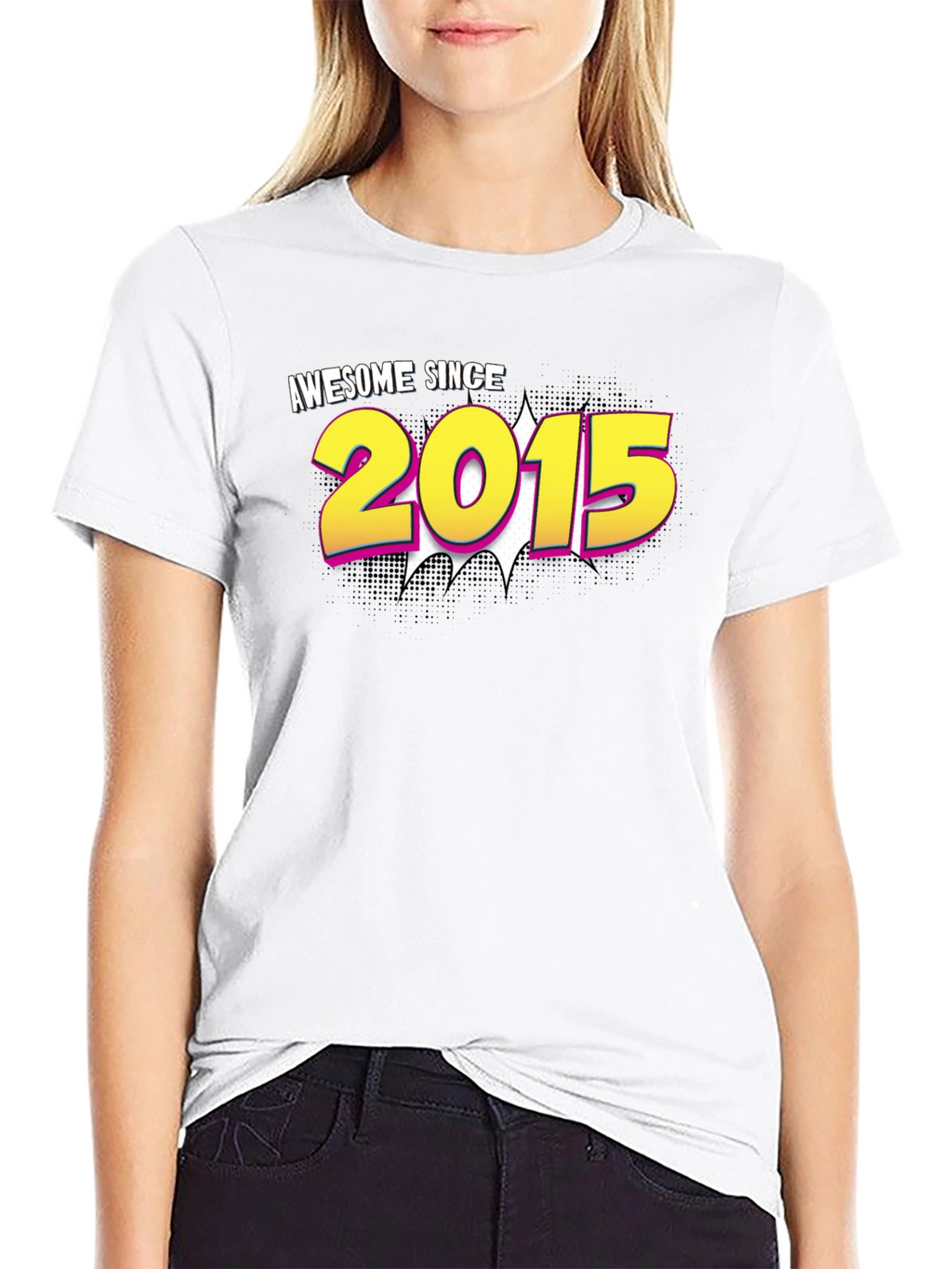 Awesome Since 2015 Black T-Shirt