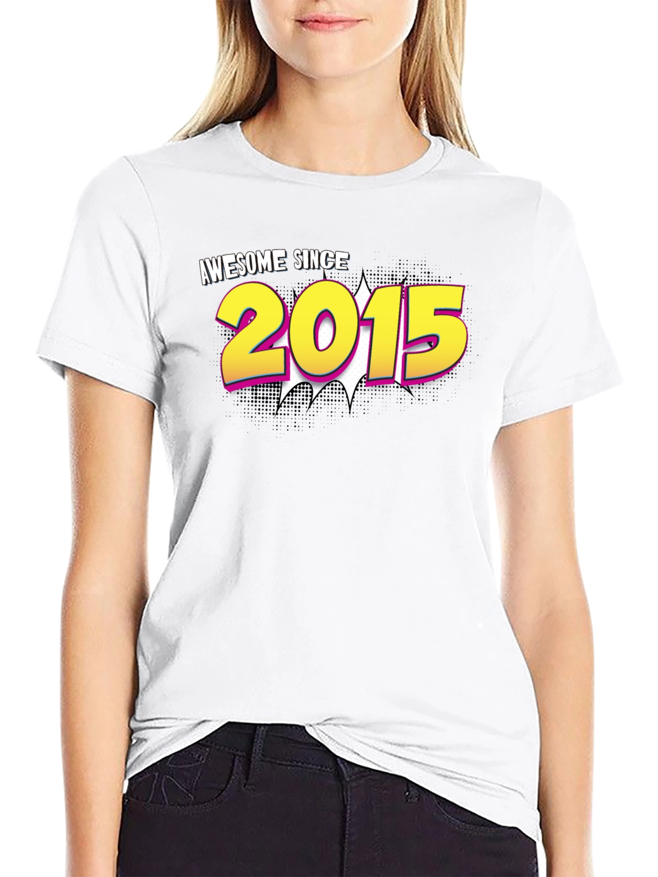Awesome Since 2015 Black T-Shirt