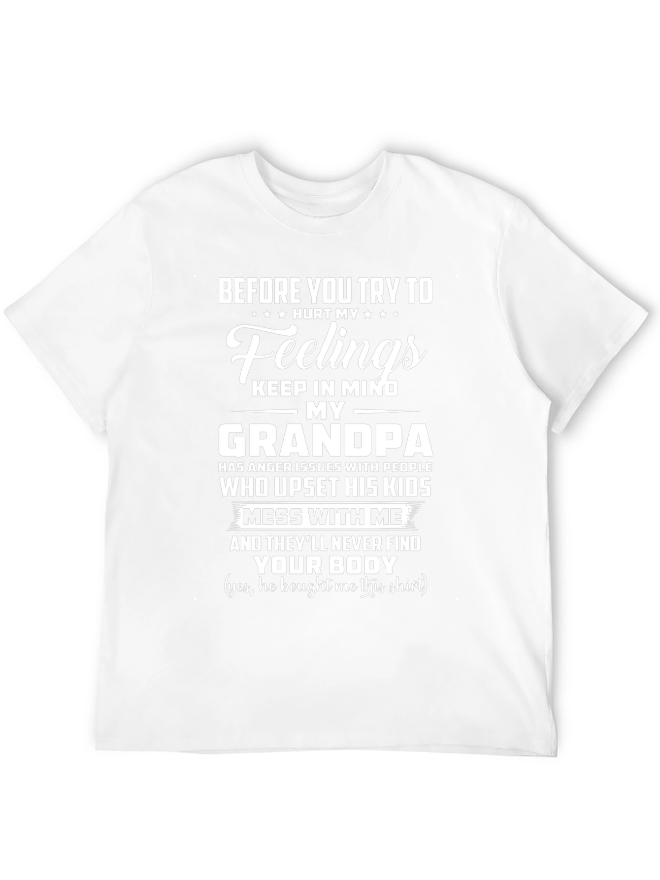 Grandpas Anger Funny Graphic T-Shirt