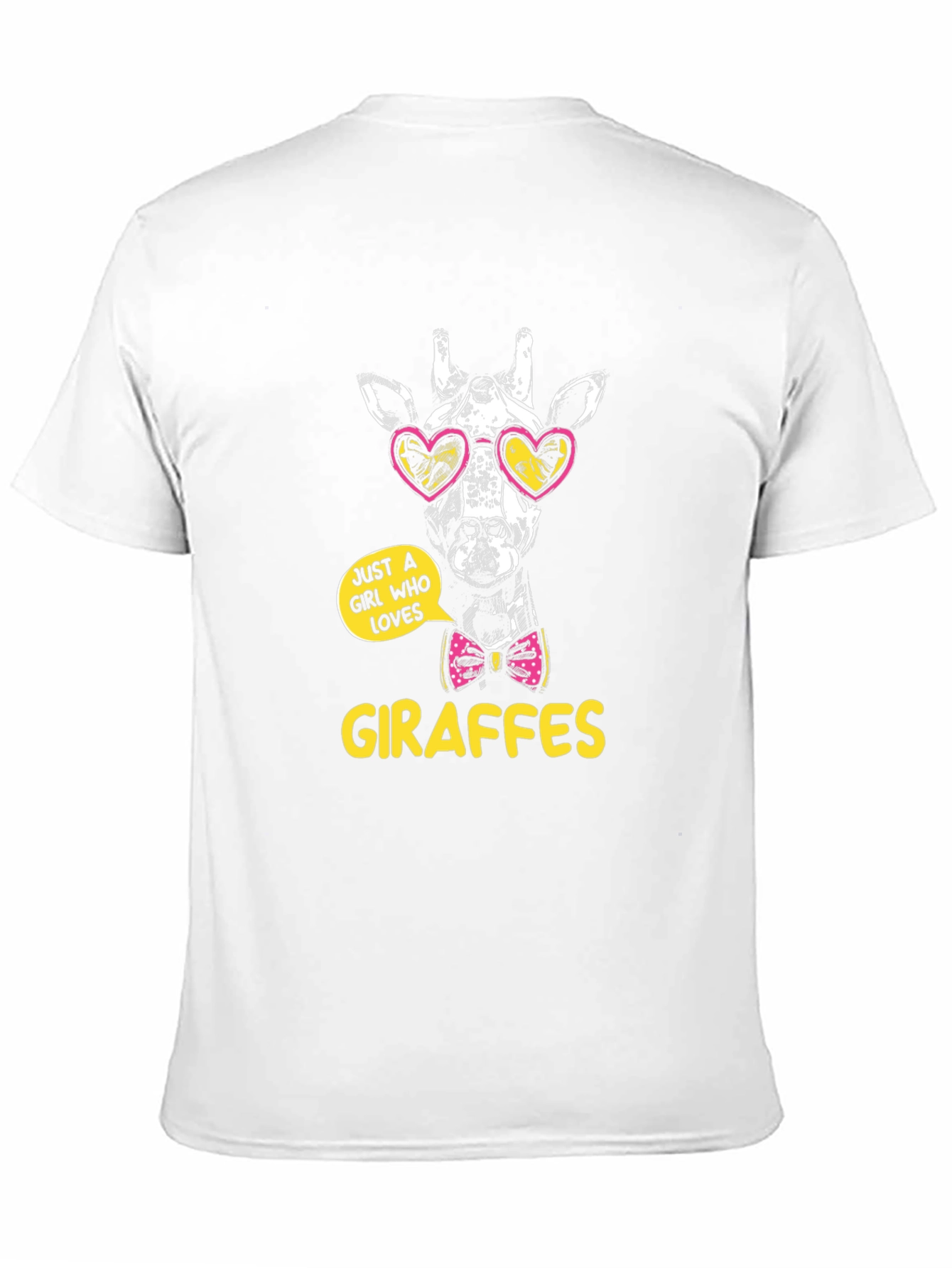 Giraffe Lover T-Shirt Just a Girl Who Loves Giraffes Tee