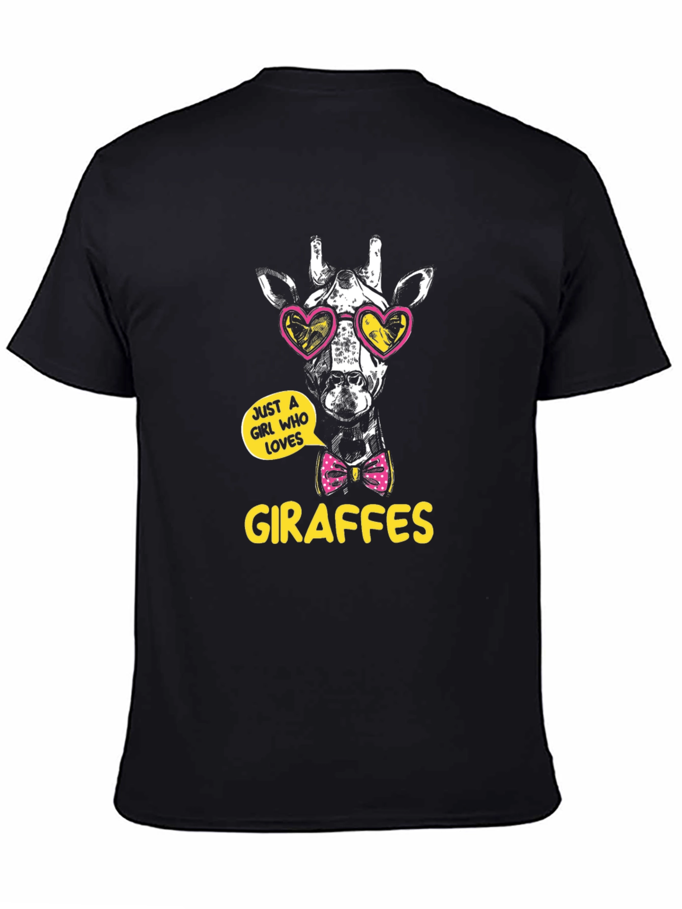 Giraffe Lover T-Shirt Just a Girl Who Loves Giraffes Tee