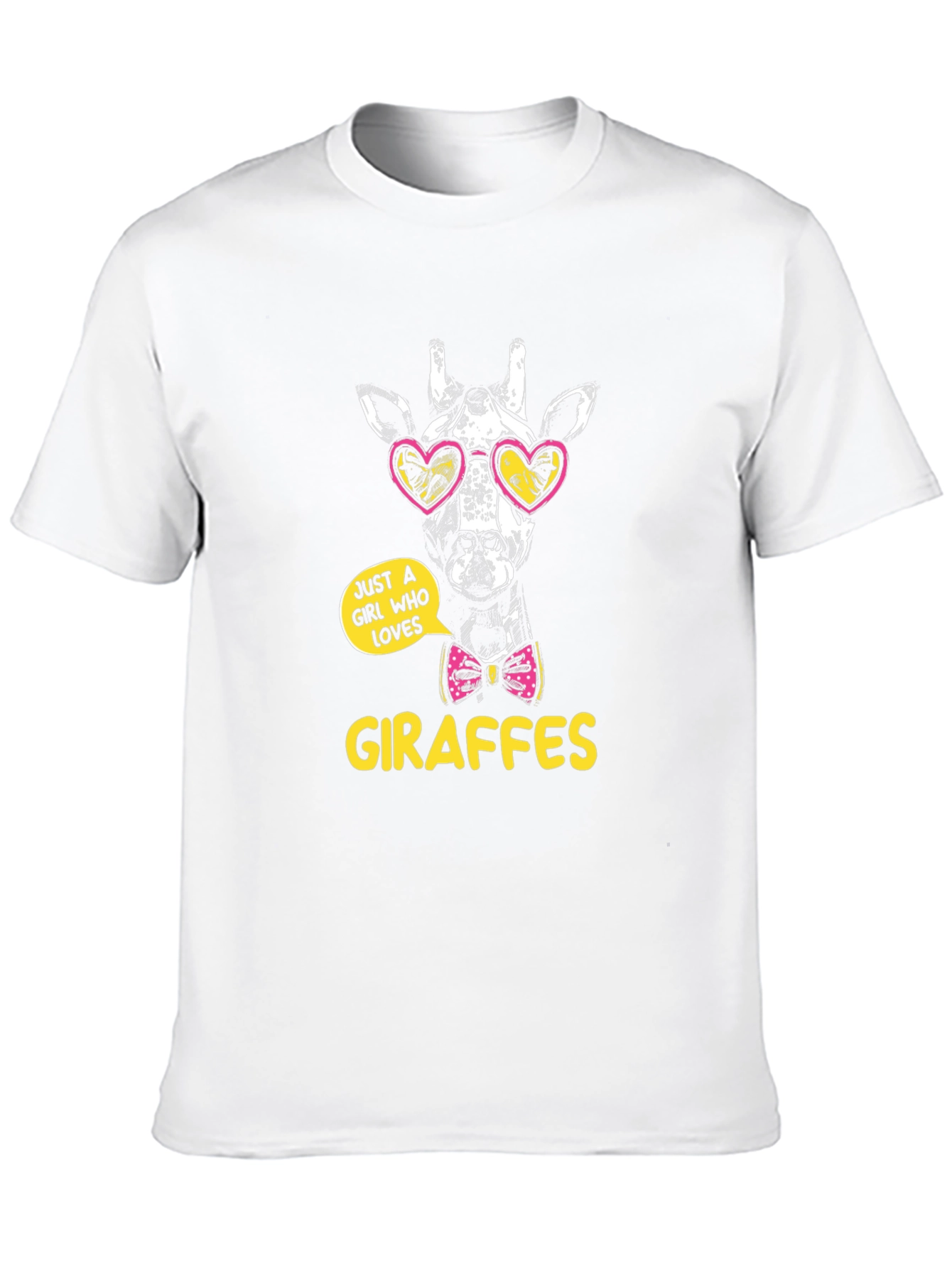 Giraffe Lover T-Shirt Just a Girl Who Loves Giraffes Tee