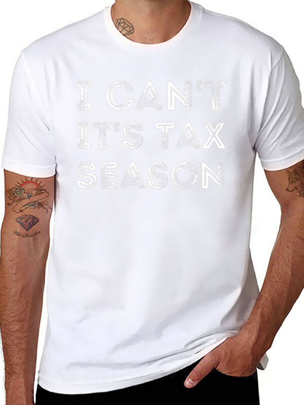 I Cant Its Tax Season Graphic Tee
