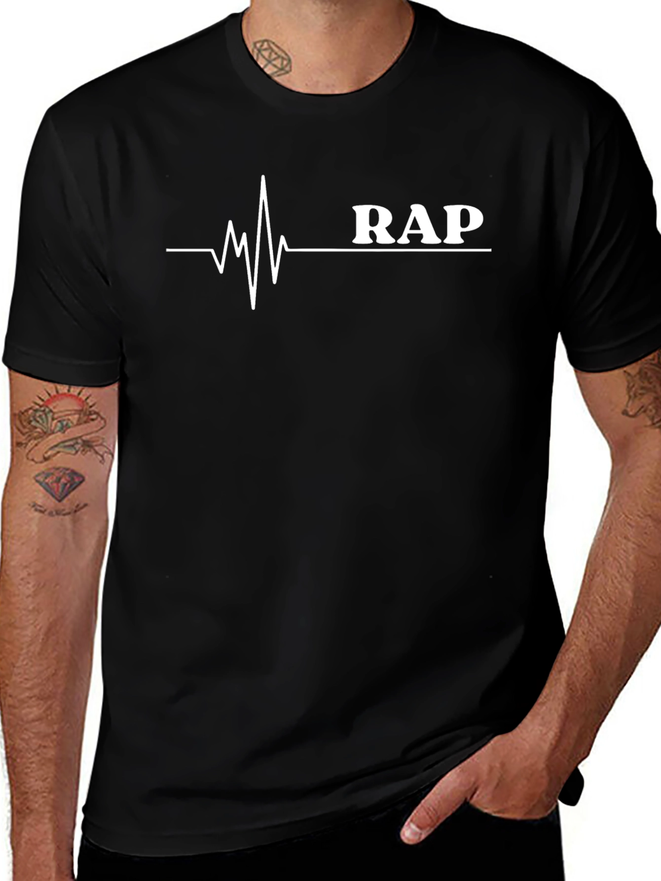 RAP Heartbeat Graphic T-Shirt