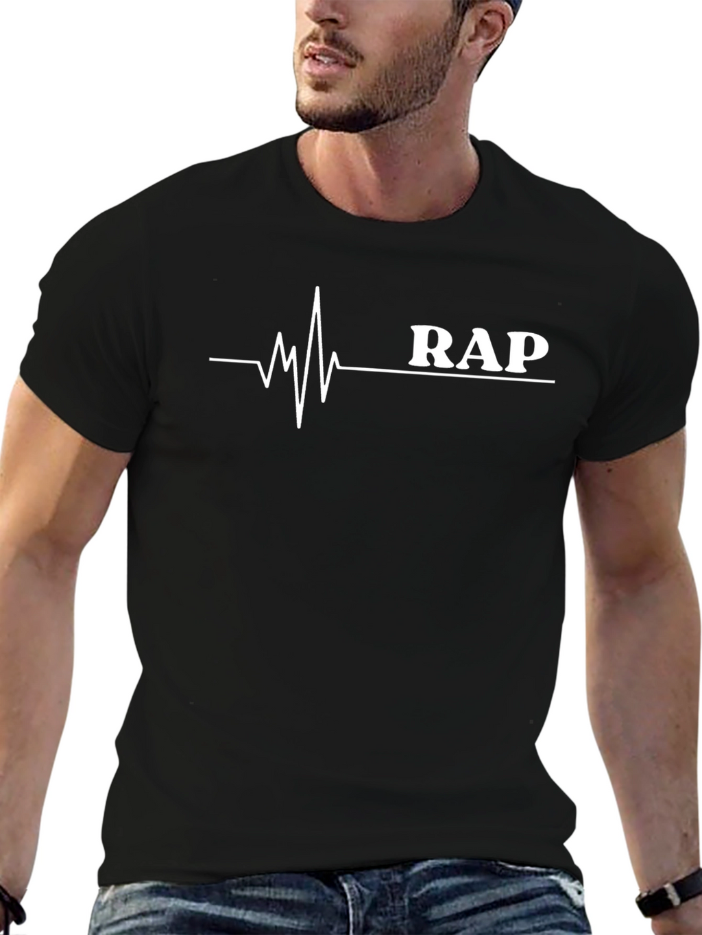 RAP Heartbeat Graphic T-Shirt