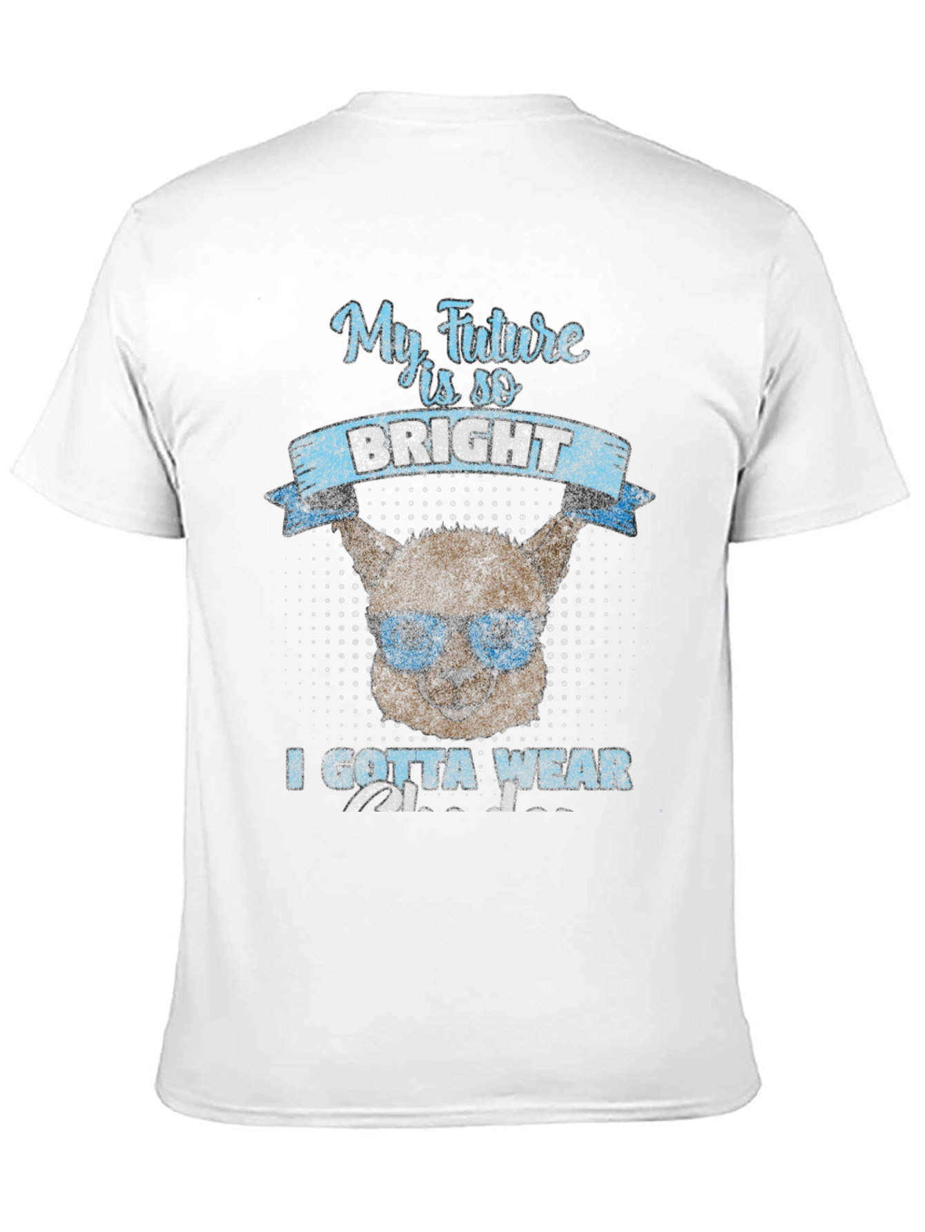 Bright Future T-Shirt - Llama with Sunglasses