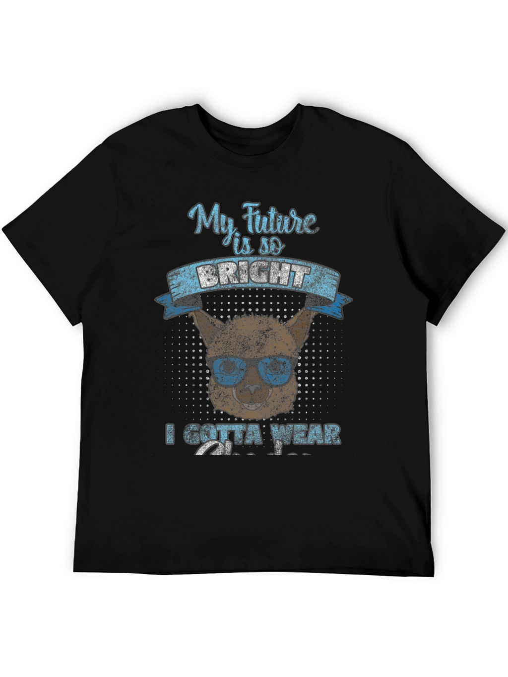 Bright Future T-Shirt - Llama with Sunglasses