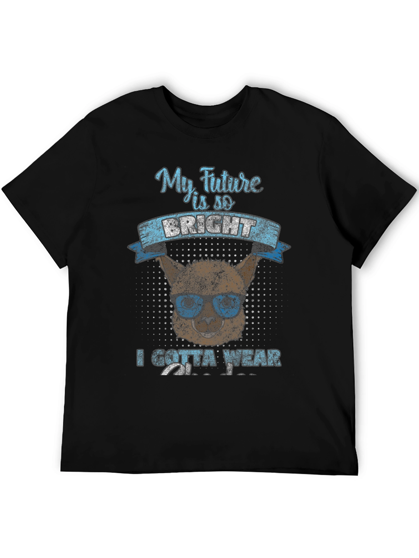 Bright Future T-Shirt - Llama with Sunglasses