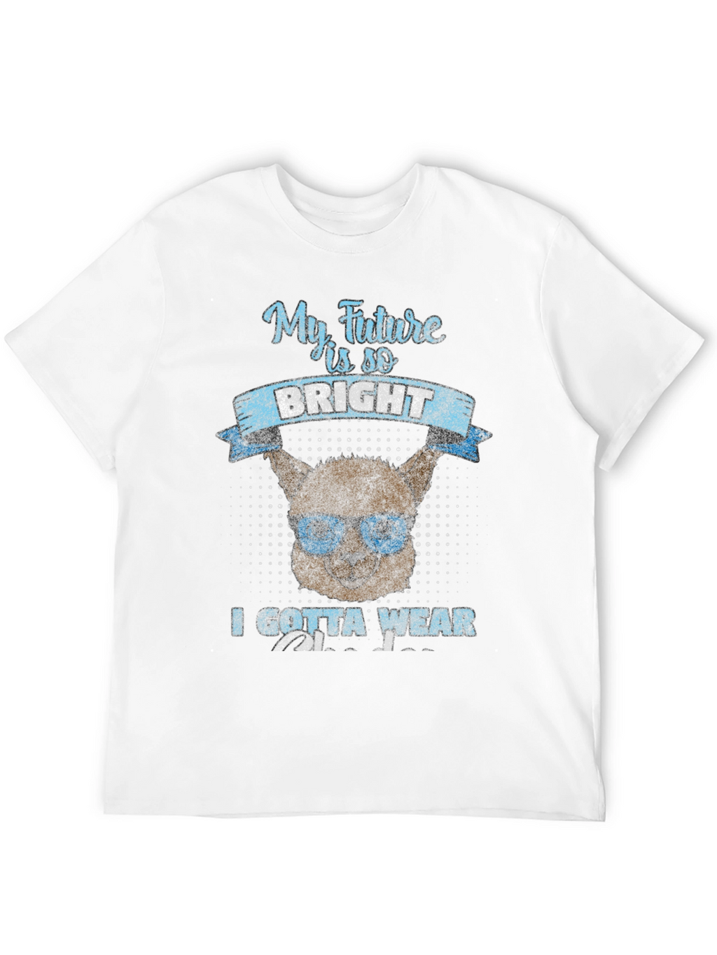 Bright Future T-Shirt - Llama with Sunglasses