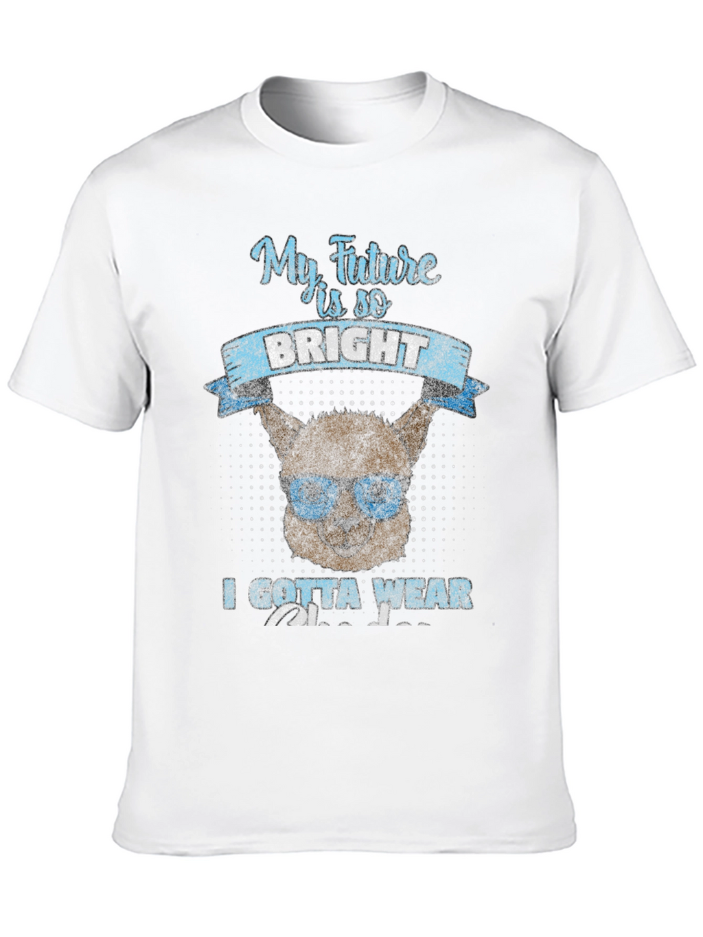 Bright Future T-Shirt - Llama with Sunglasses