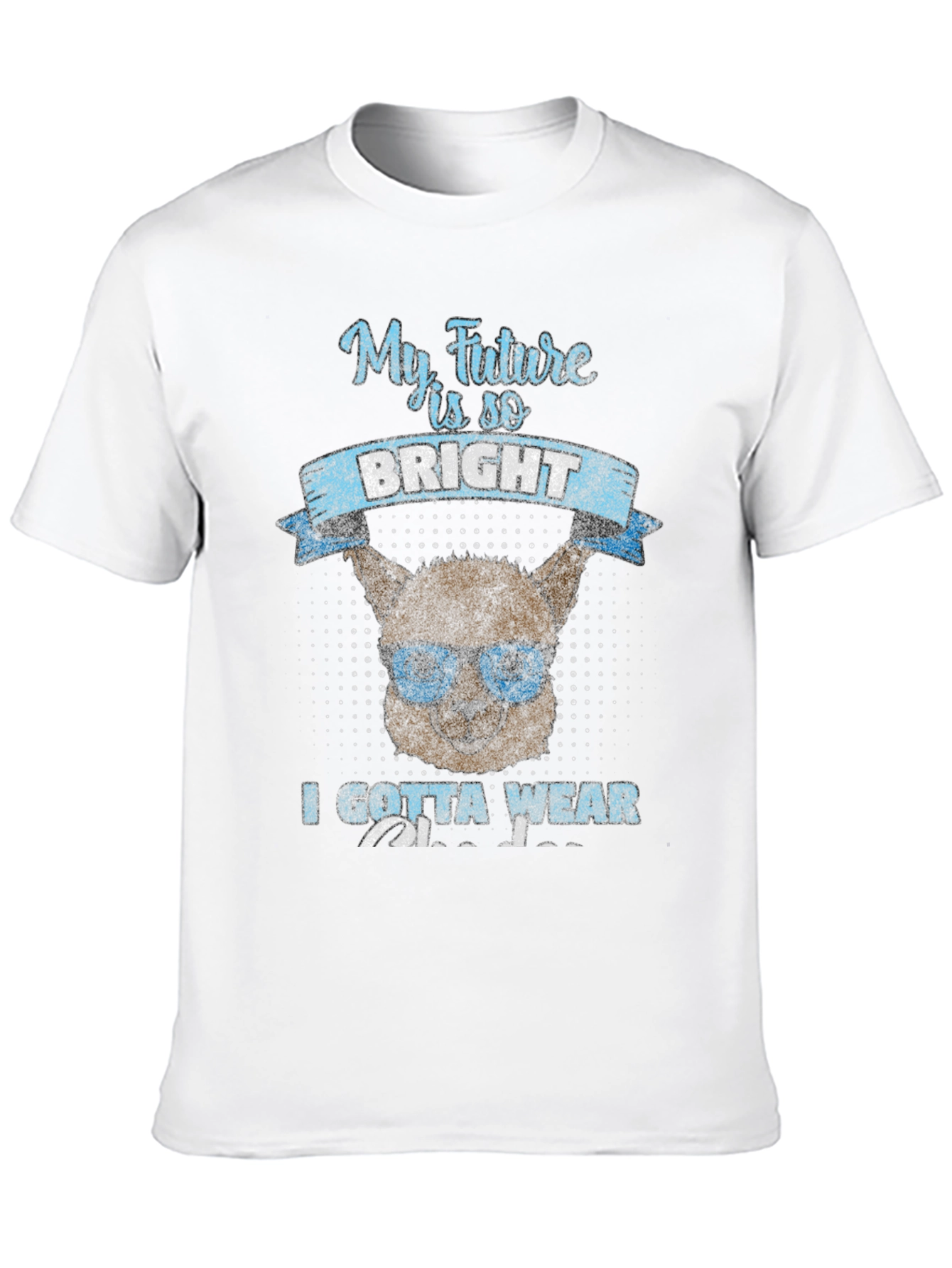 Bright Future T-Shirt - Llama with Sunglasses