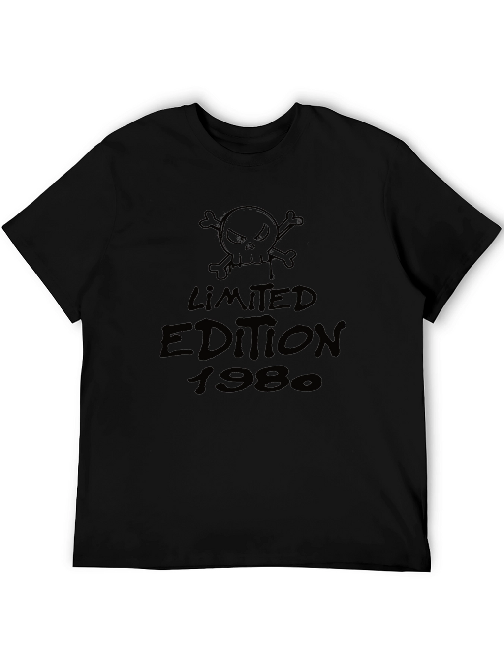 Limited Edition 1980 Skull Graphic T-Shirt