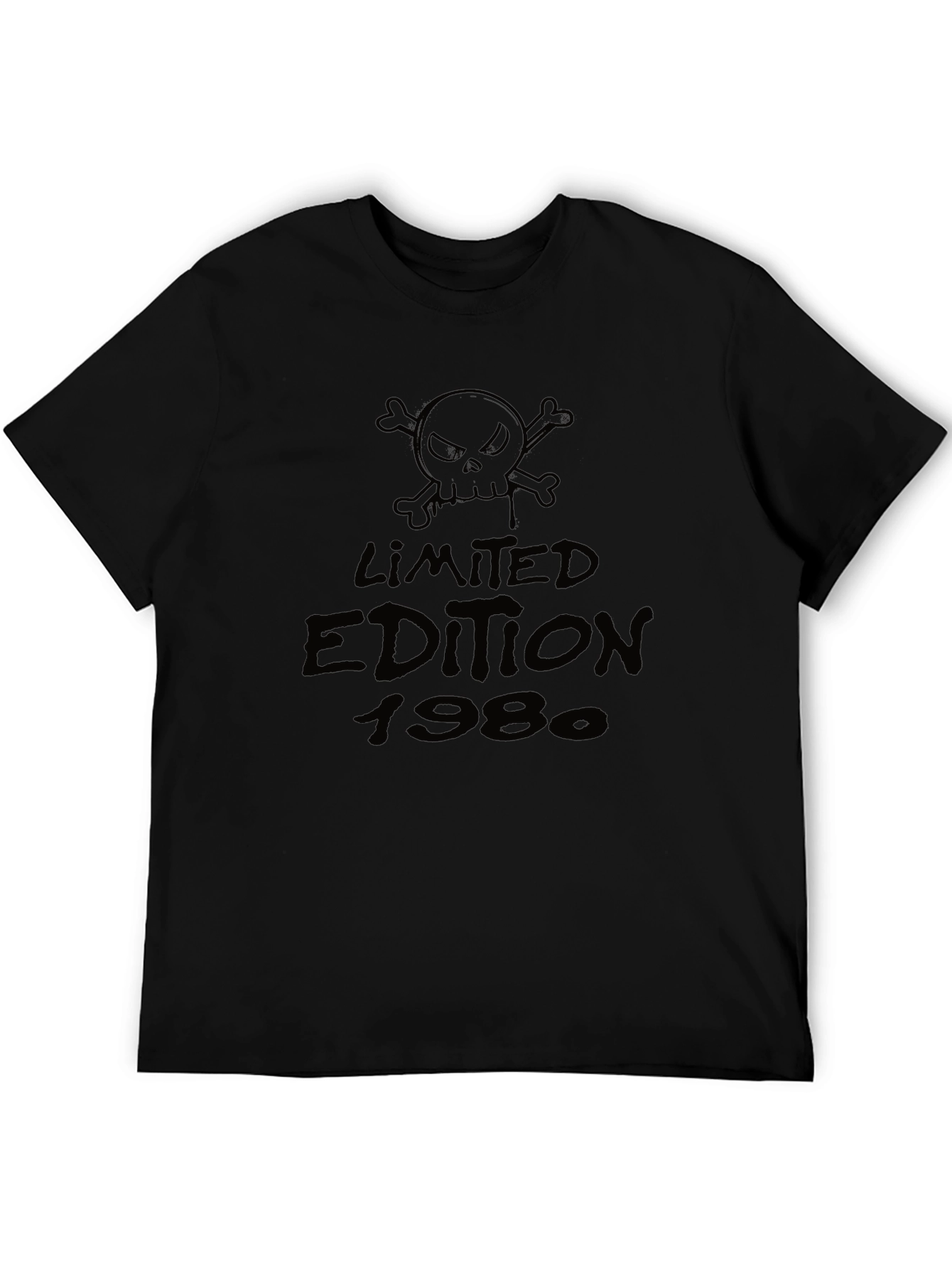 Limited Edition 1980 Skull Graphic T-Shirt