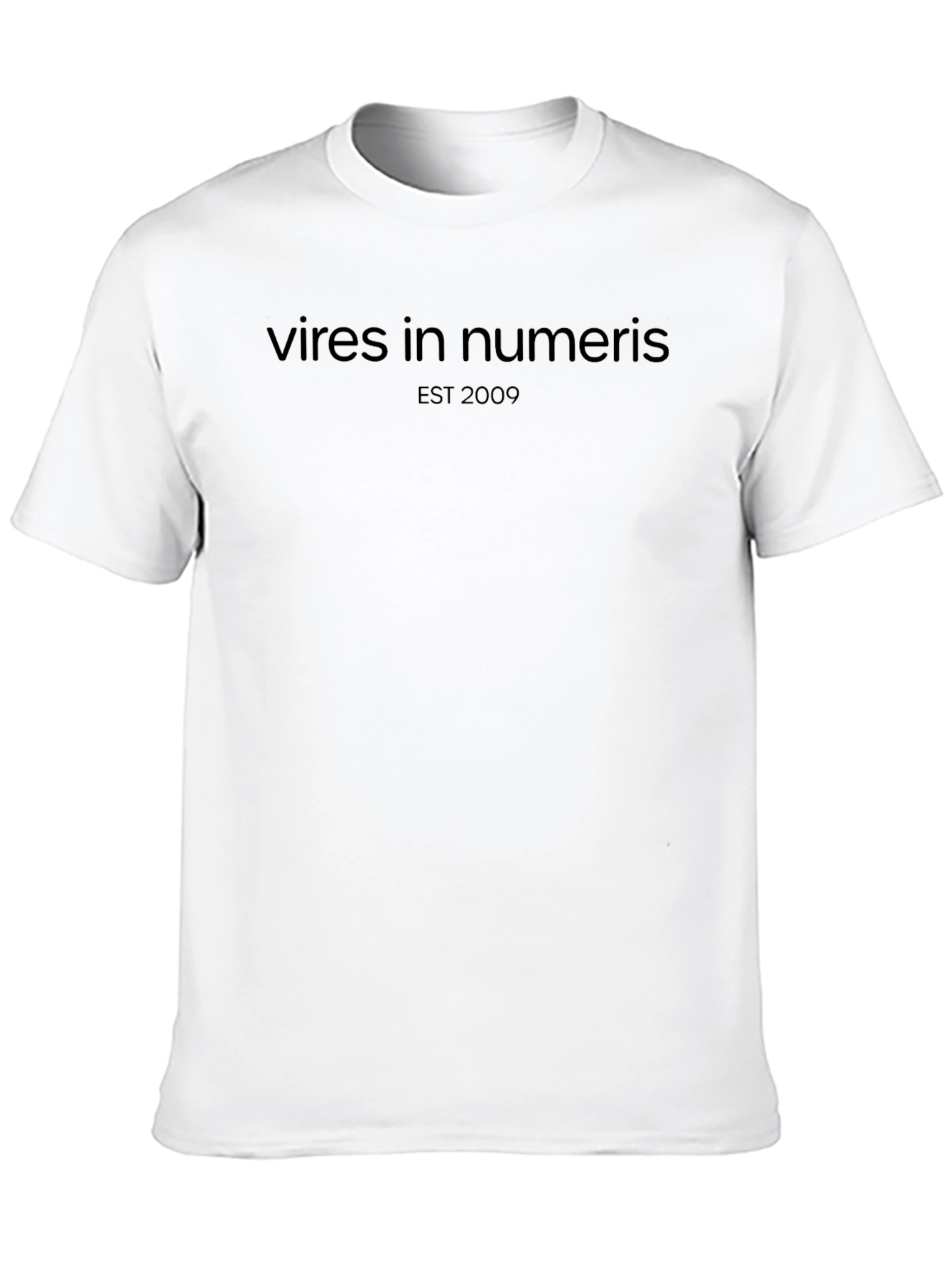 Vires In Numeris EST 2009 Black T-Shirt