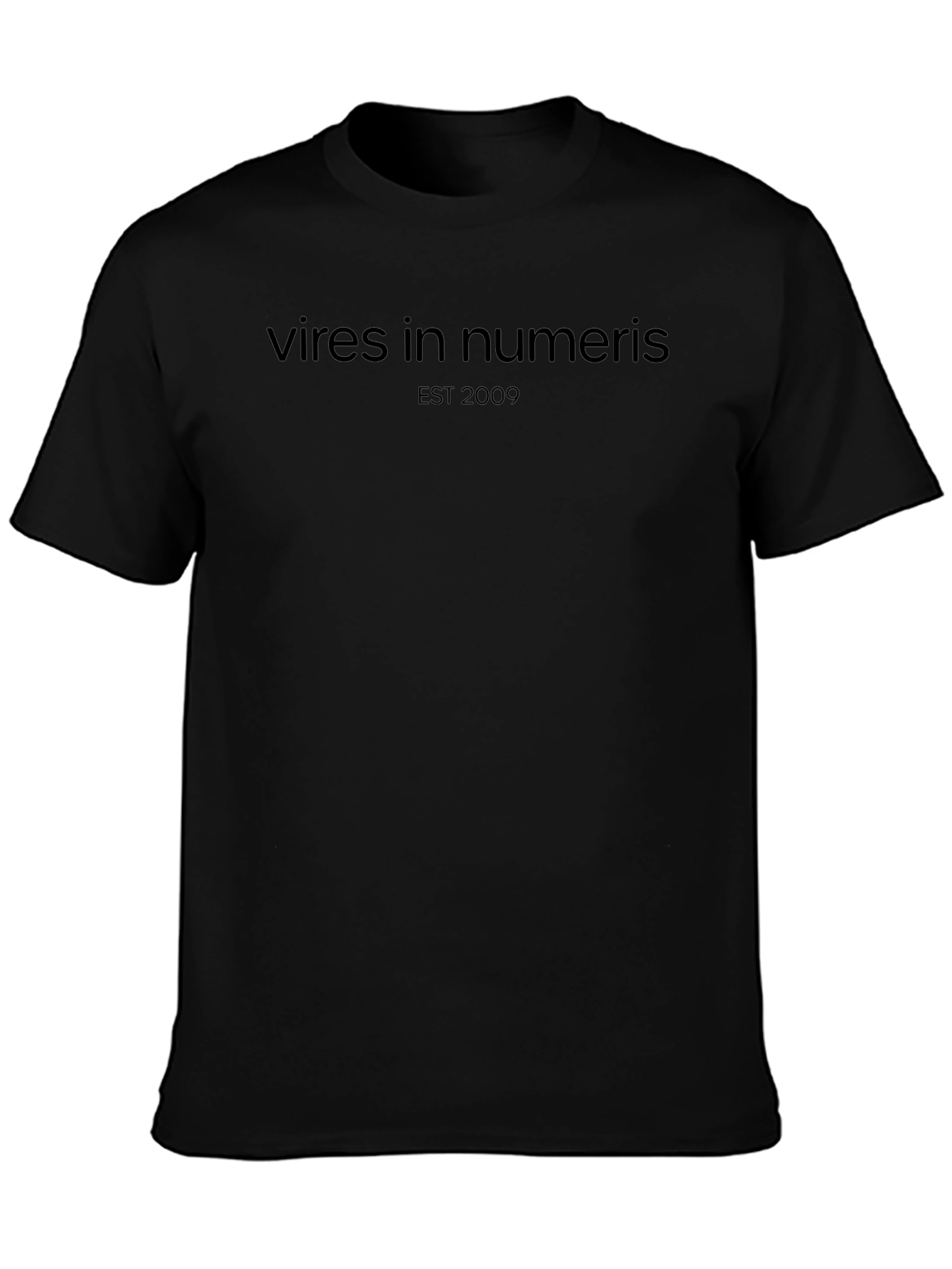 Vires In Numeris EST 2009 Black T-Shirt