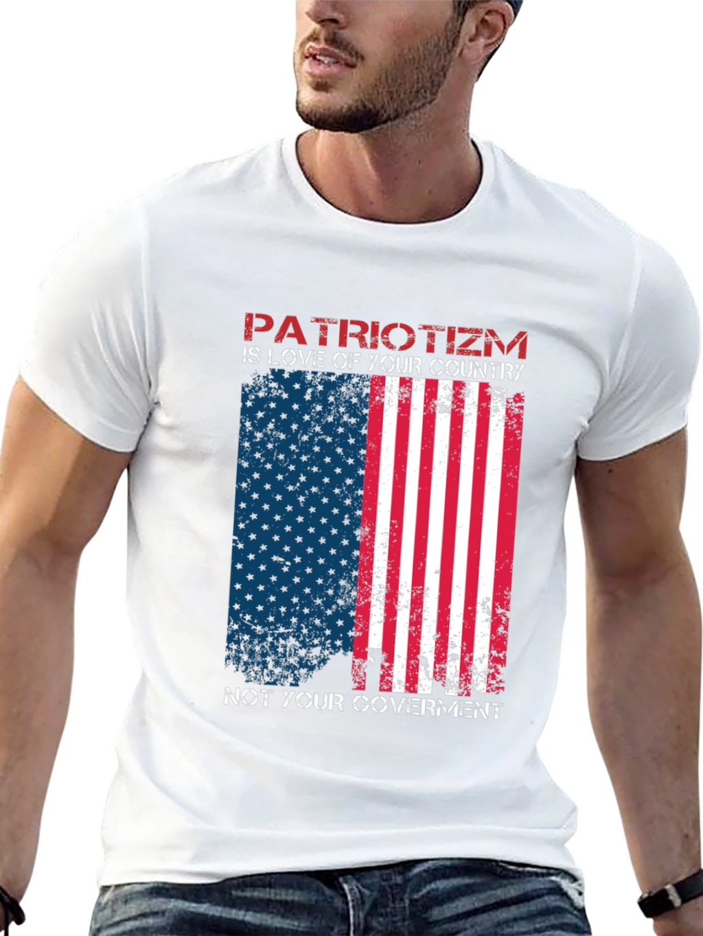 Patriotic USA Flag T-Shirt - Love of Country