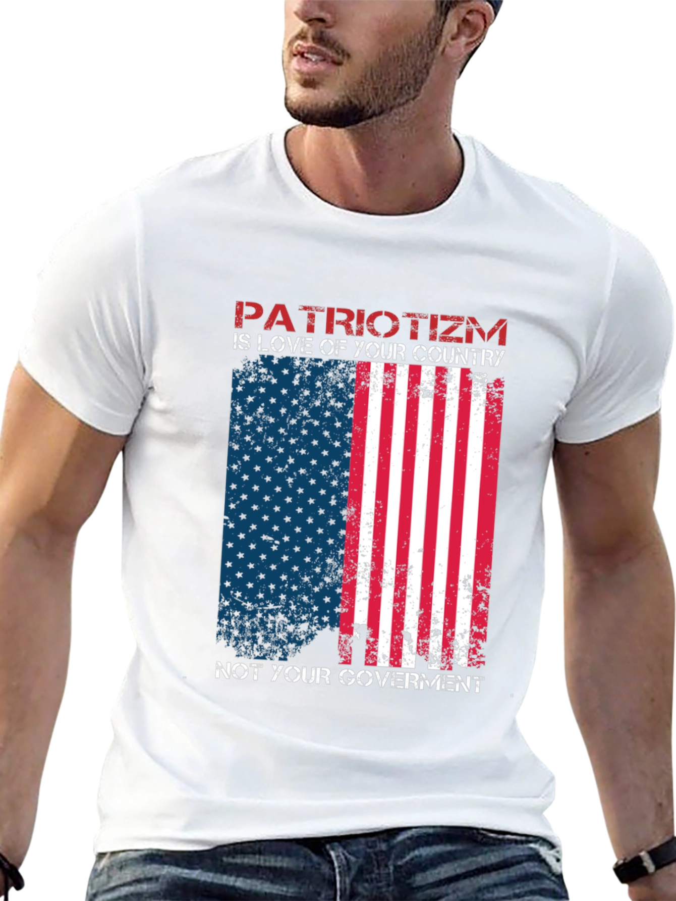 Patriotic USA Flag T-Shirt - Love of Country