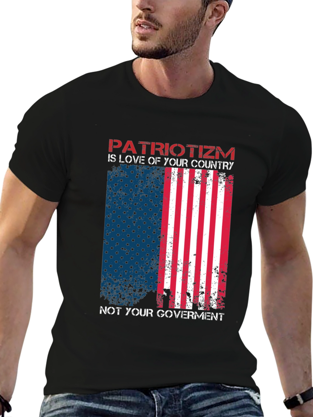 Patriotic USA Flag T-Shirt - Love of Country