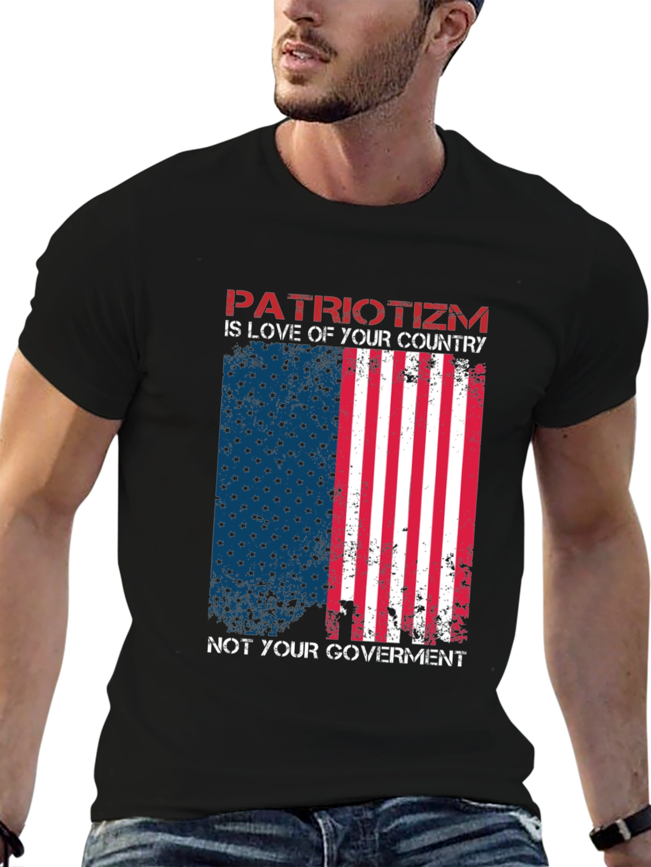 Patriotic USA Flag T-Shirt - Love of Country