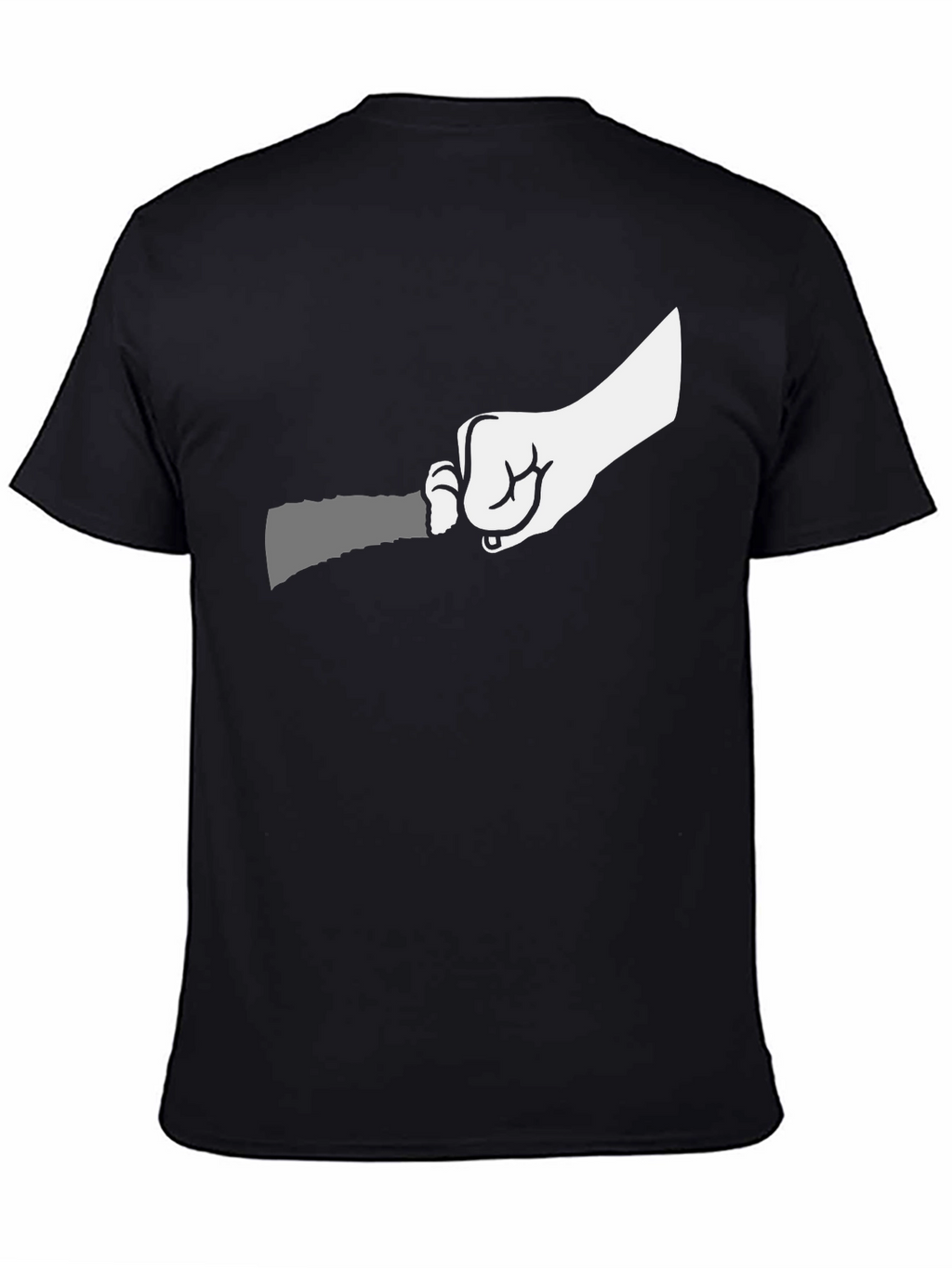 Hand Holding Knife Graphic T-Shirt