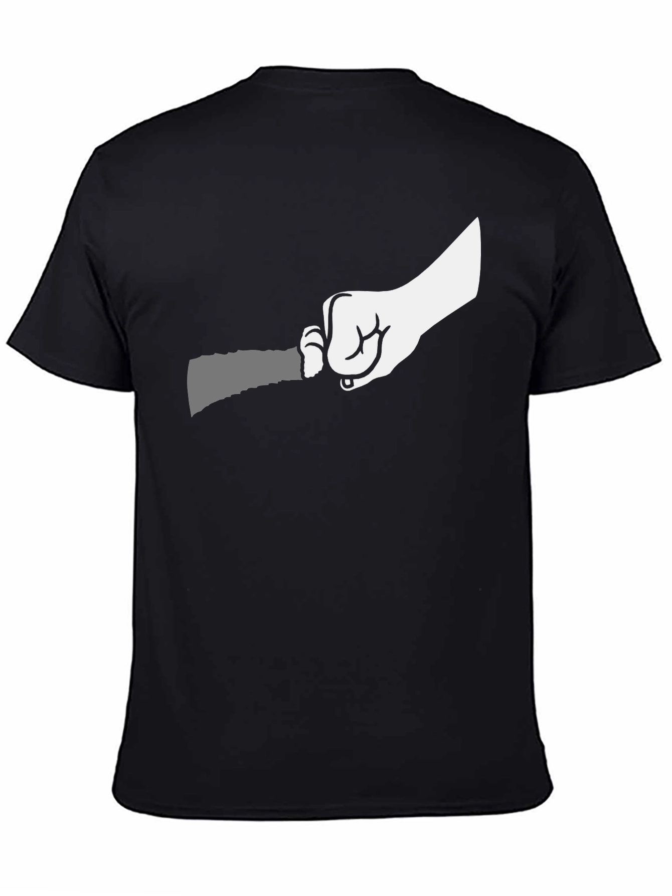 Hand Holding Knife Graphic T-Shirt