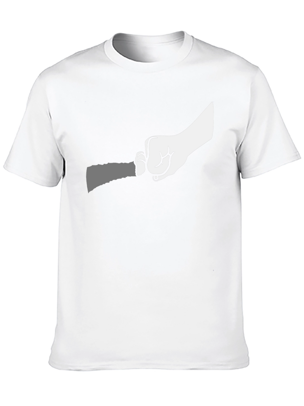 Hand Holding Knife Graphic T-Shirt