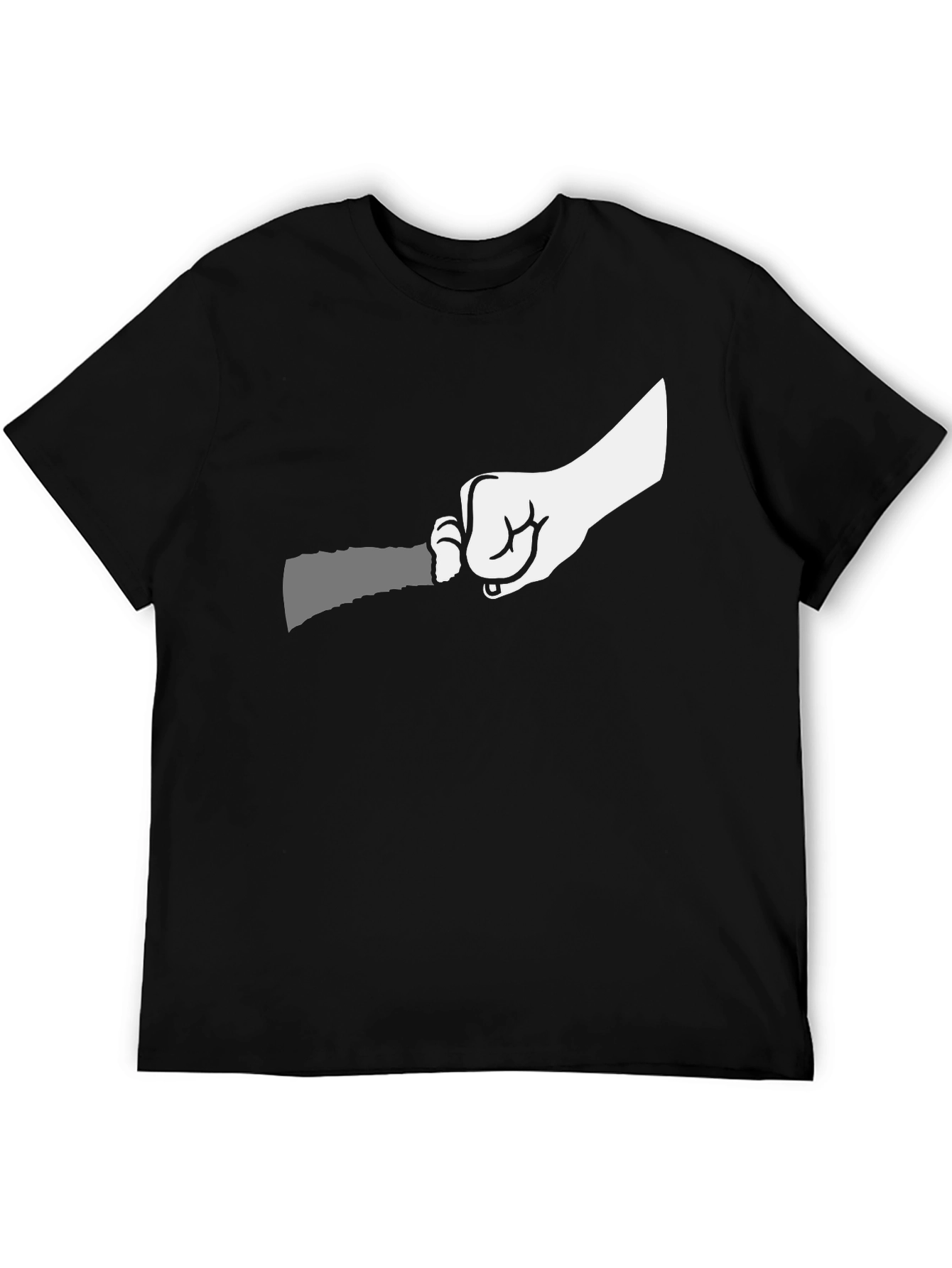 Hand Holding Knife Graphic T-Shirt